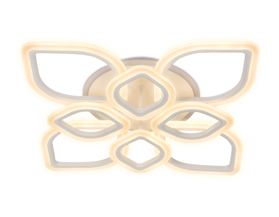 FA517/4+4 WH белый 168W+28W 730*730*120 (ПДУ РАДИО 2.4)