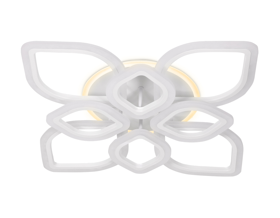 FA517/4+4 WH белый 168W+28W 730*730*120 (ПДУ РАДИО 2.4)