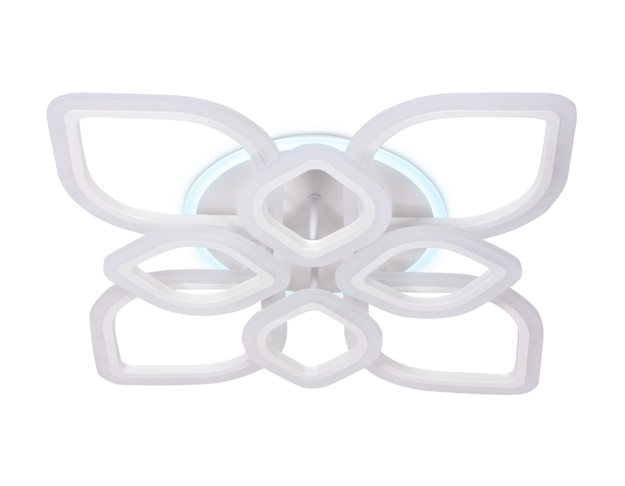 FA517/4+4 WH белый 168W+28W 730*730*120 (ПДУ РАДИО 2.4)