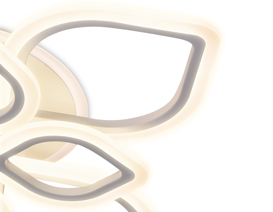 FA517/4+4 WH белый 168W+28W 730*730*120 (ПДУ РАДИО 2.4)