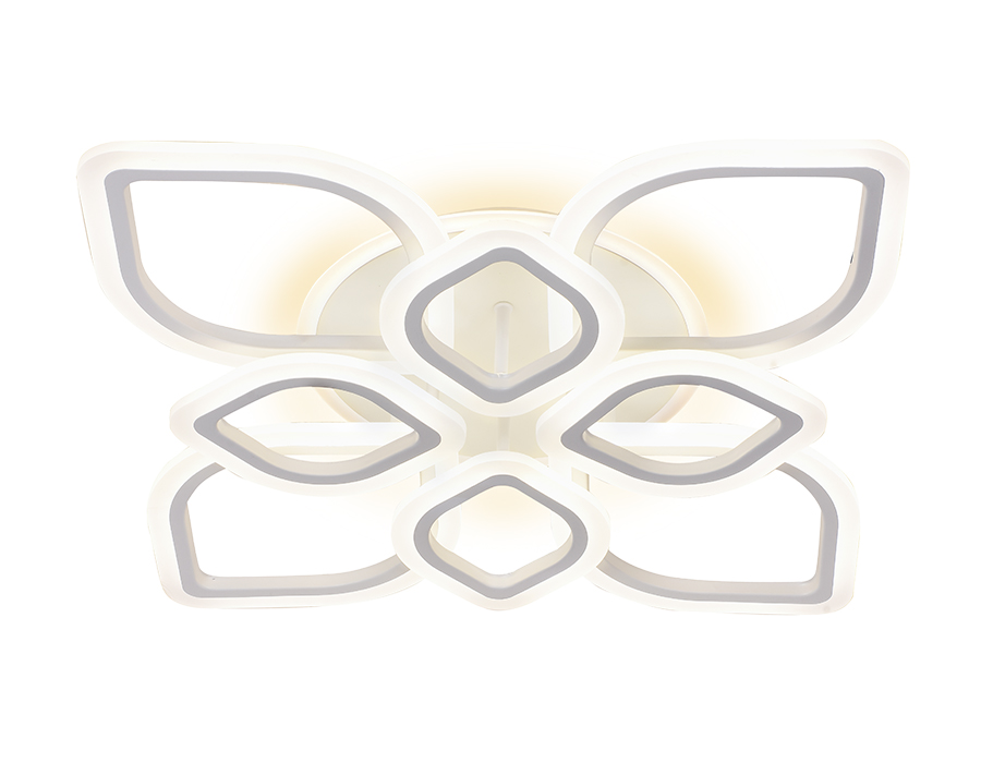 FA517/4+4 WH белый 168W+28W 730*730*120 (ПДУ РАДИО 2.4)