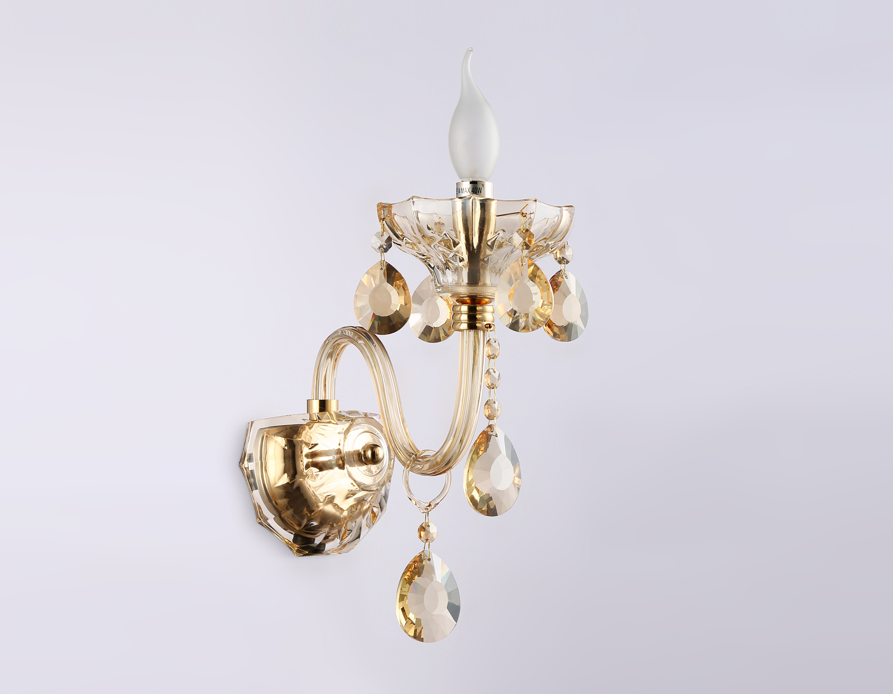 TR4912 GD/TI золото/янтарь E14 max 40W 294*160*246