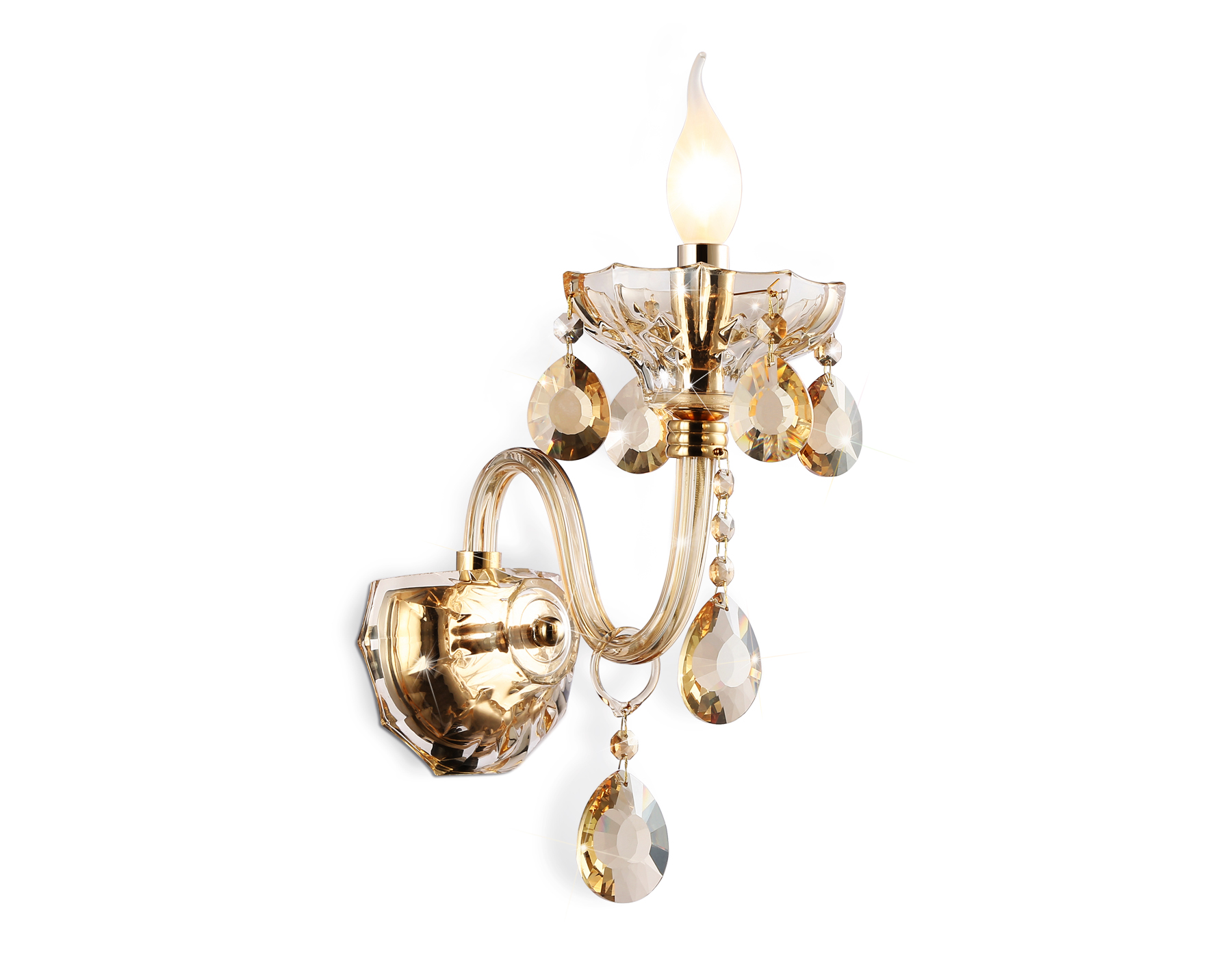 TR4912 GD/TI золото/янтарь E14 max 40W 294*160*246