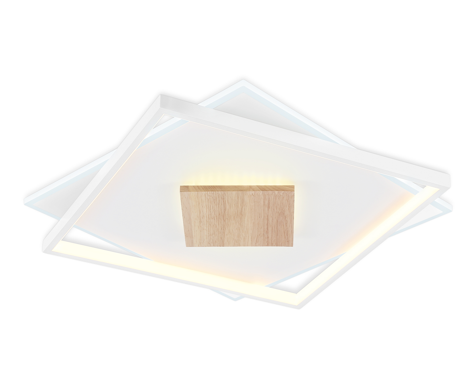 FL4790 WH/WD белый/дерево 77W 3000-6000K 515*515*50 (без ПДУ)