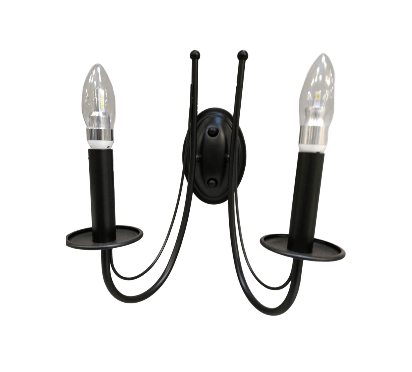 Настенный светильник PL9552-2W BK 000067339