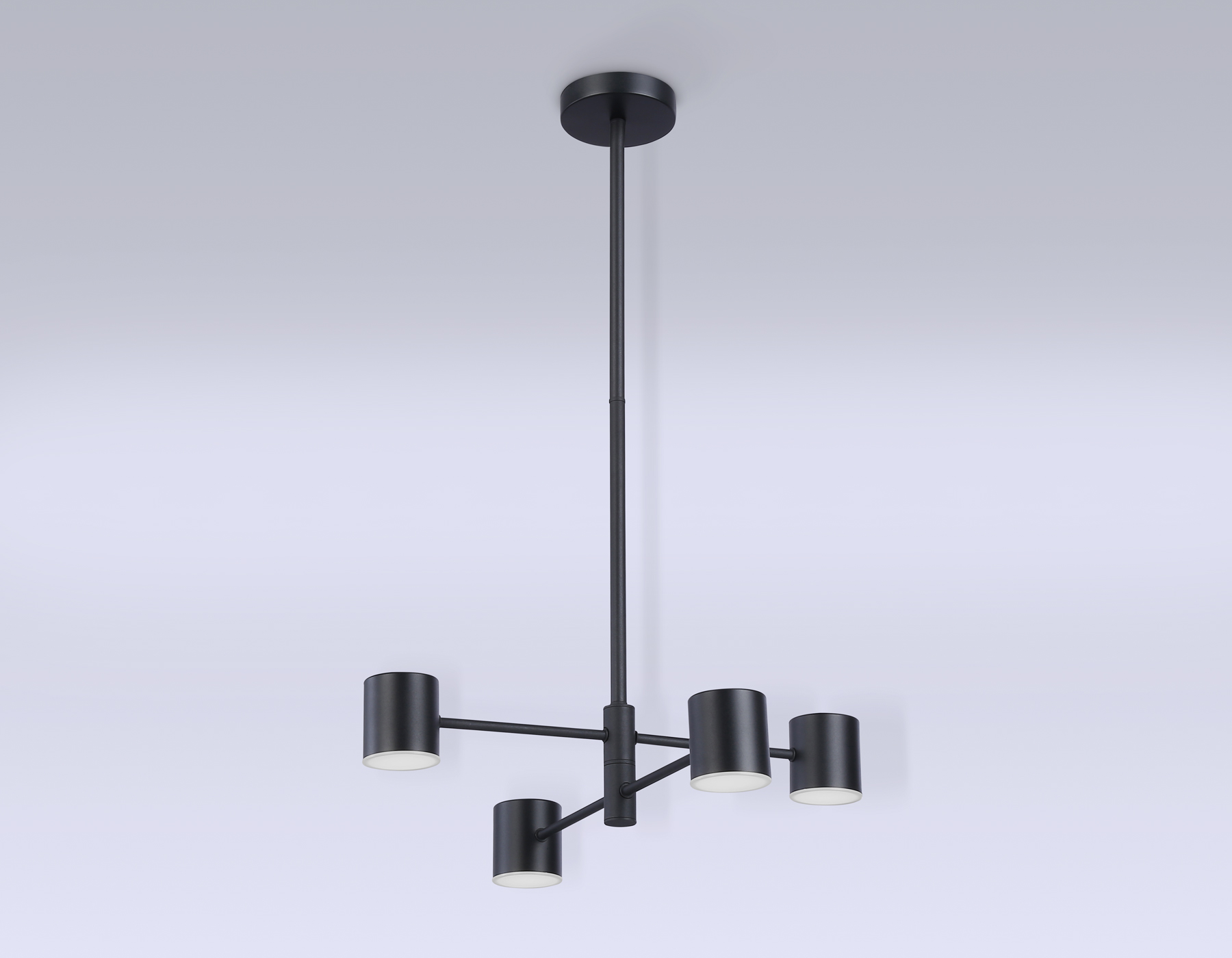 FL51707/4 BK черный 3000K/4200K/6400K 20W D500*780 (Без ПДУ)