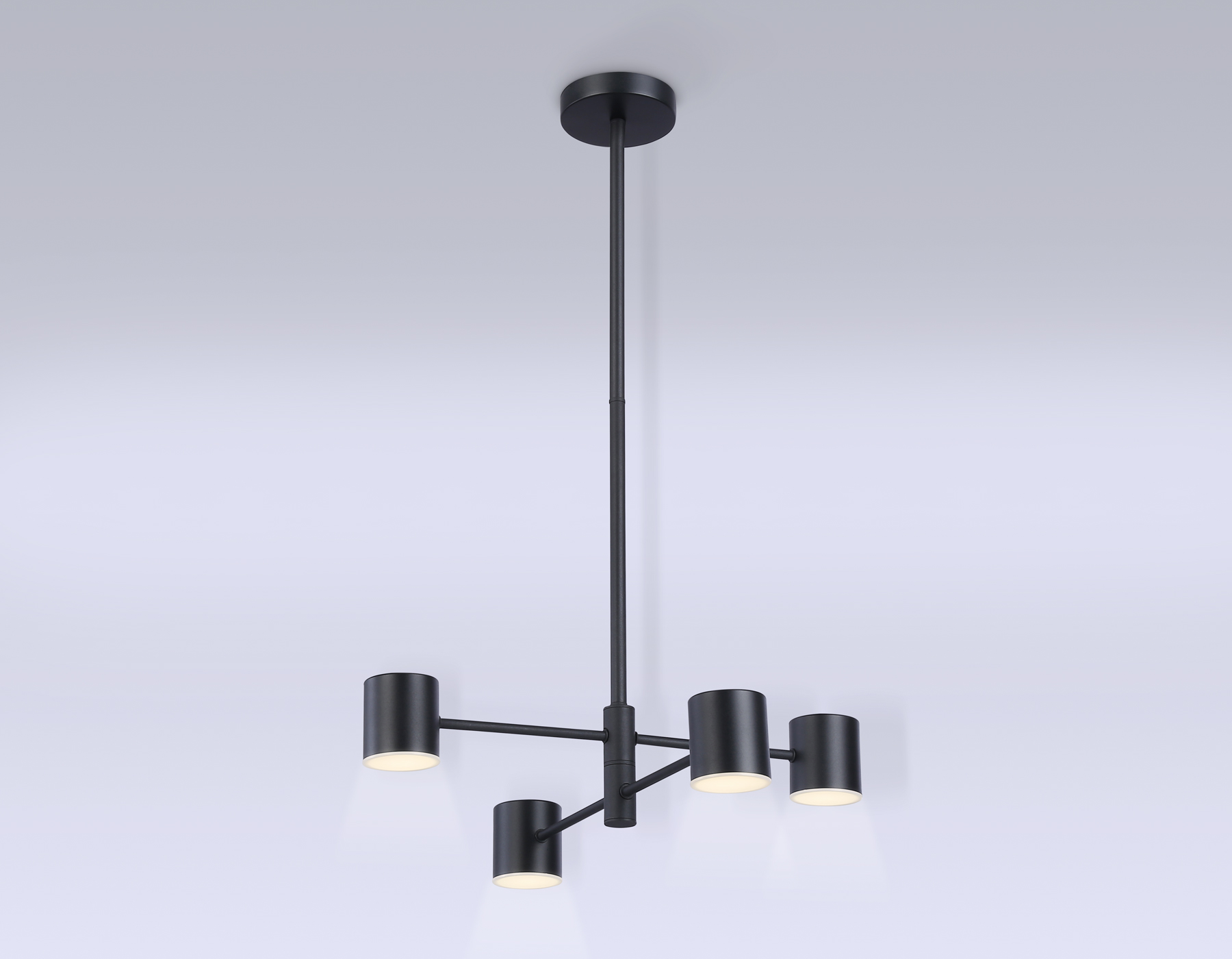 FL51707/4 BK черный 3000K/4200K/6400K 20W D500*780 (Без ПДУ)