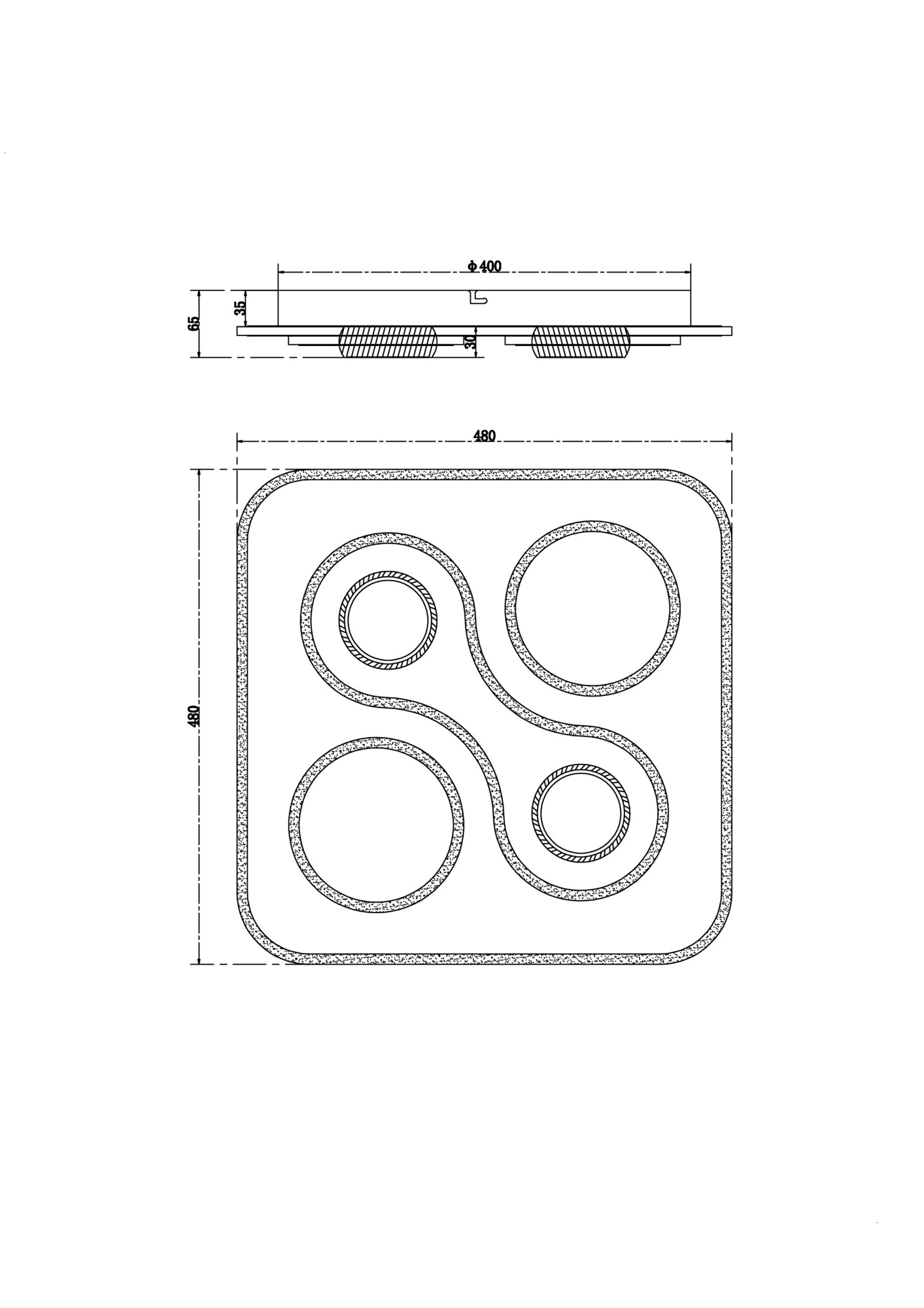 Потолочный светильник Freya FR6049CL-L95W