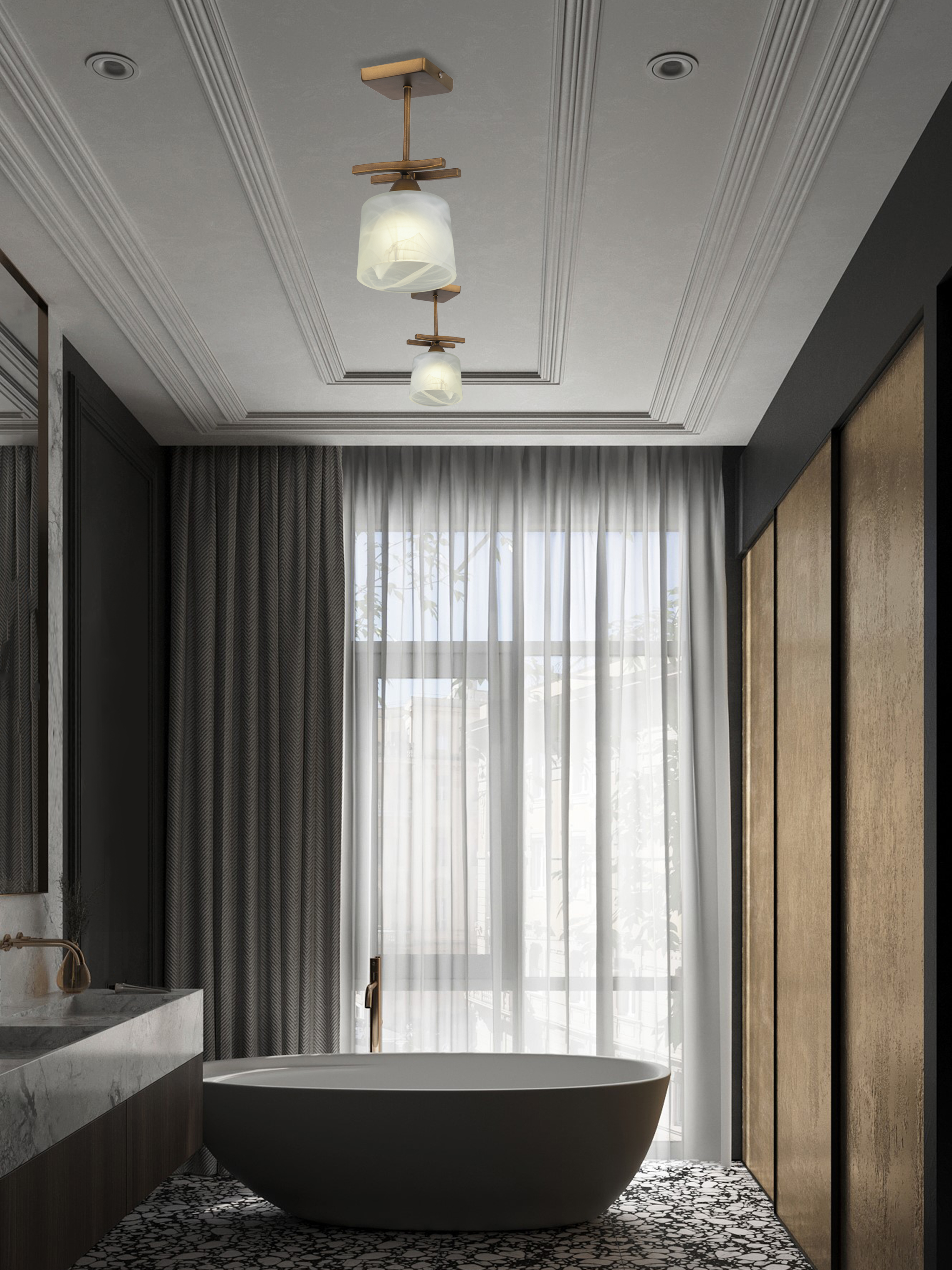 Потолочный светильник SS5274-1 AB 000061916