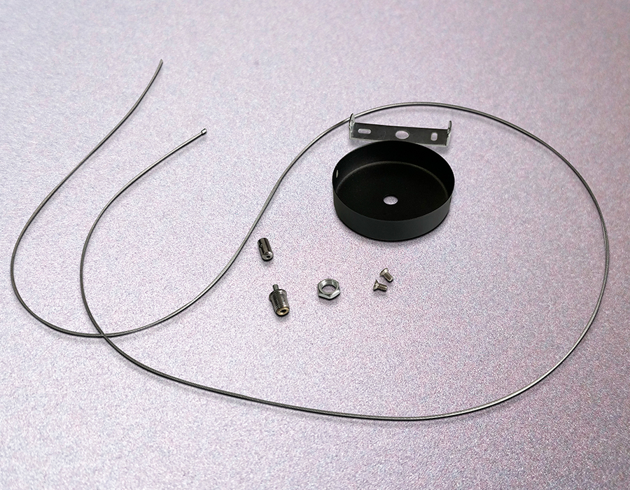 GL7033 BK черный подвес для трекового шинопровода 1 м