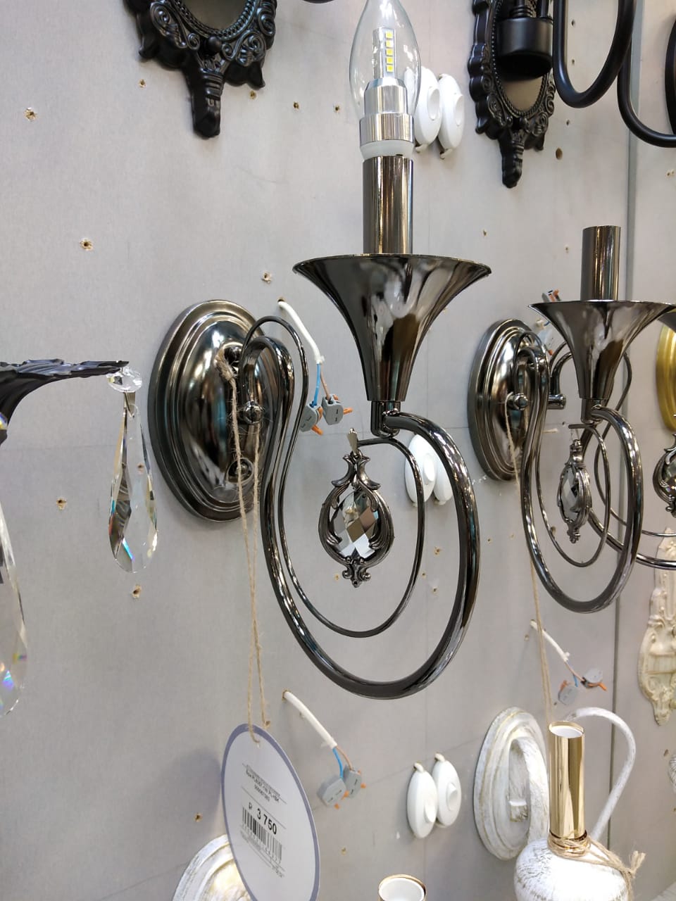 Подвесная люстра PL6357-1W PL+BK 000067383