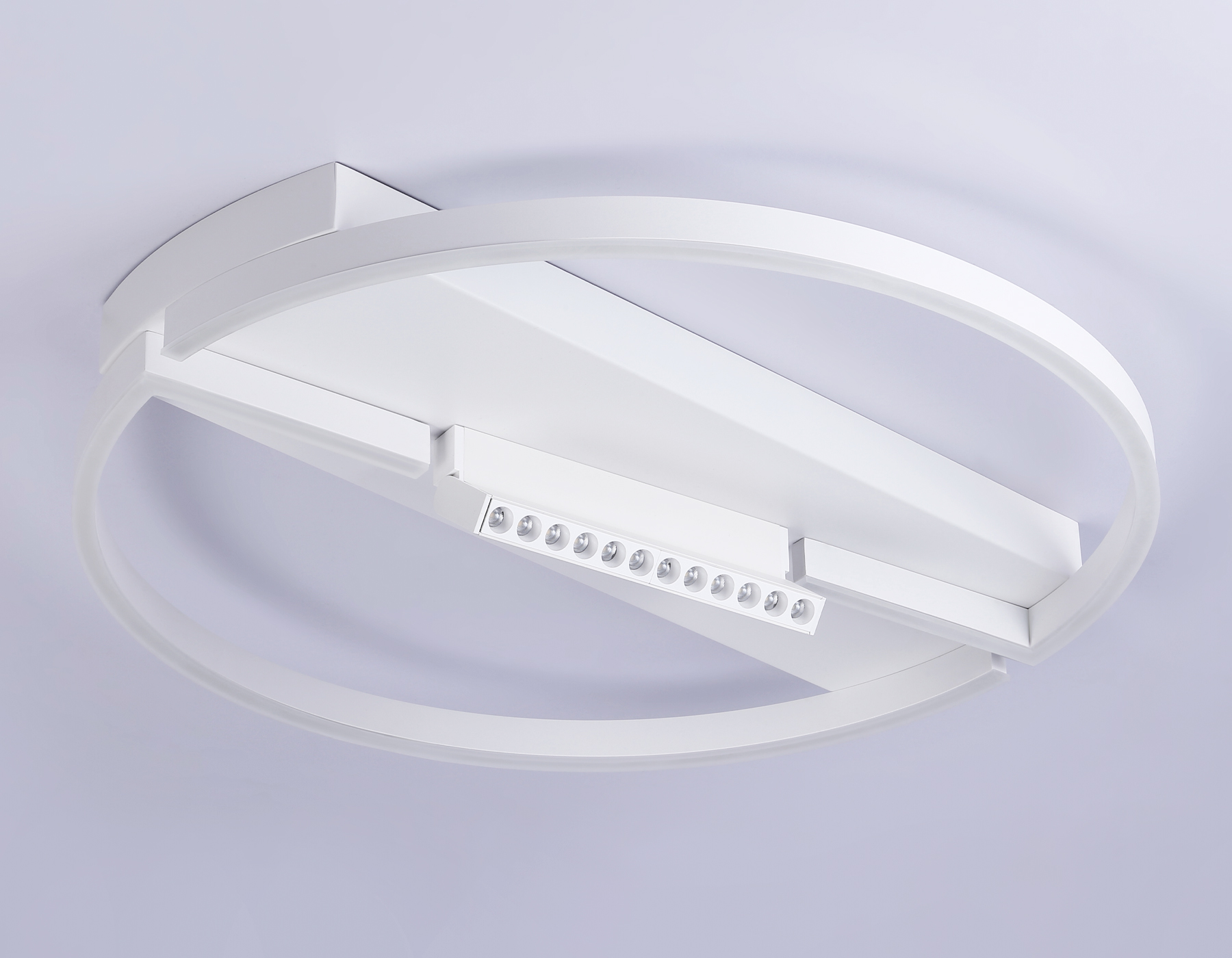 FL51459/1+1 WH белый 72W 3000K-6400K+4200K D600*110 (ПДУ РАДИО 2.4G)