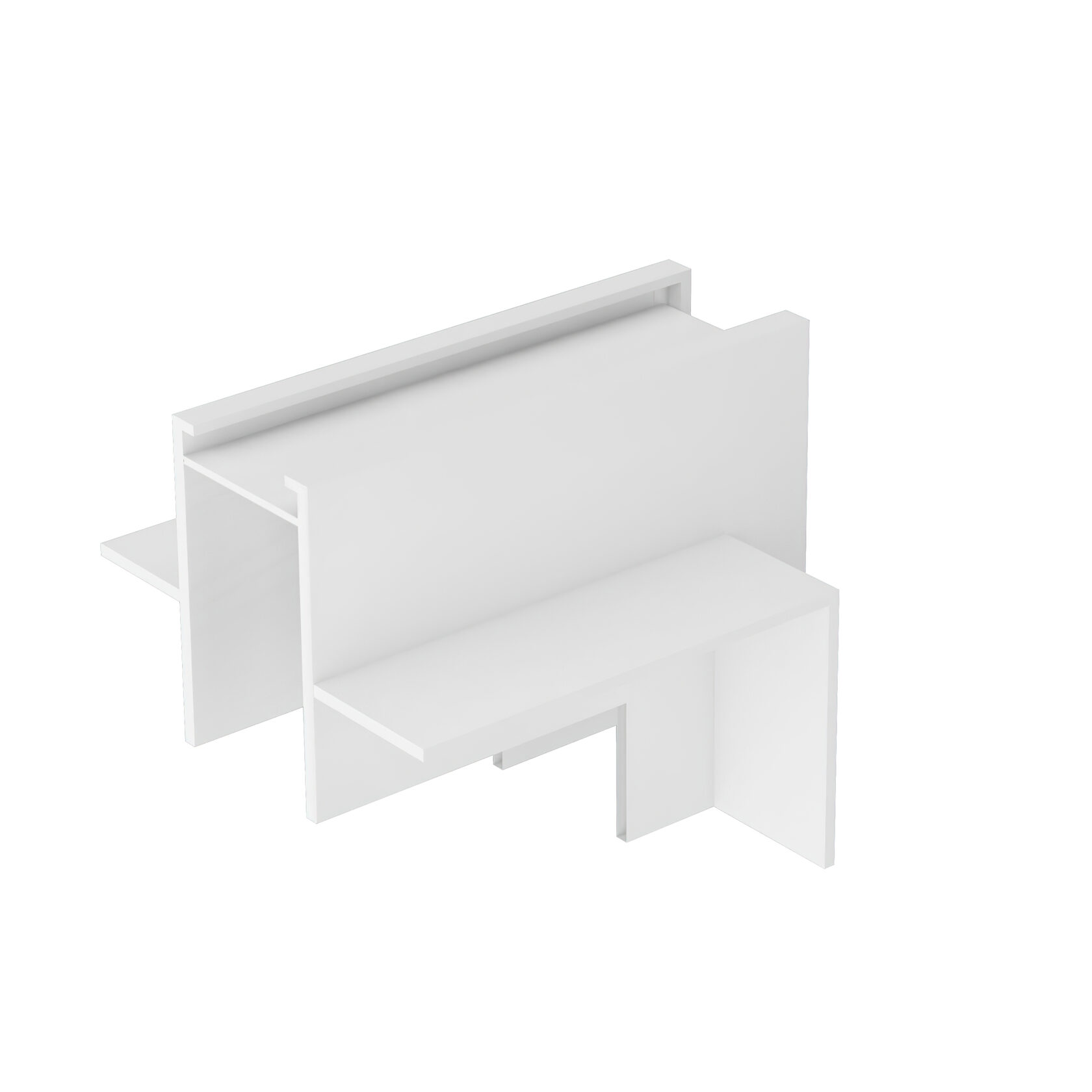 TR2118-WH Угол стена-потолок встраиваемый под ГКЛ SMART, белый