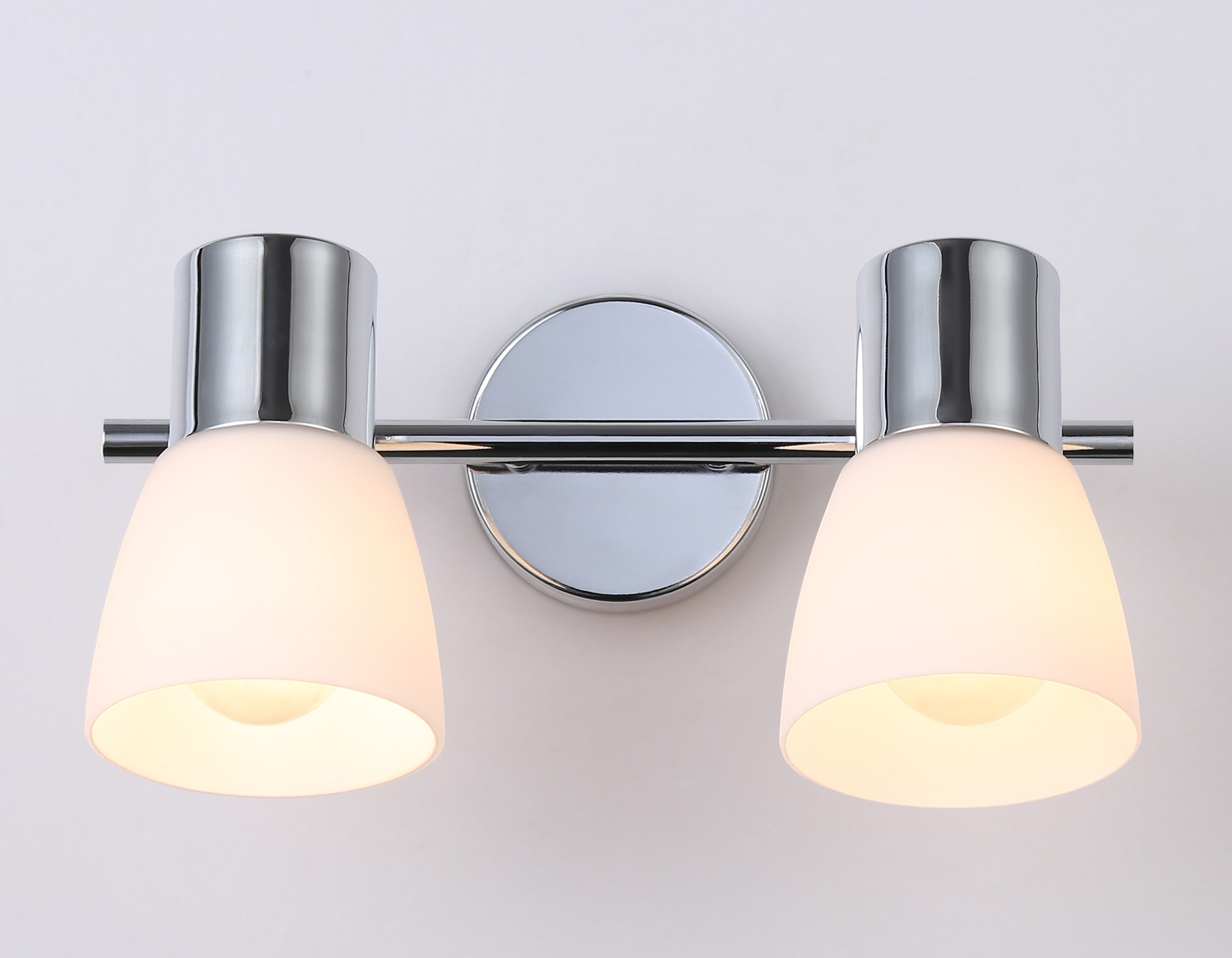 TR3963/2 CH/FR хром/белый матовый E27*2 max 40W 200*105*200