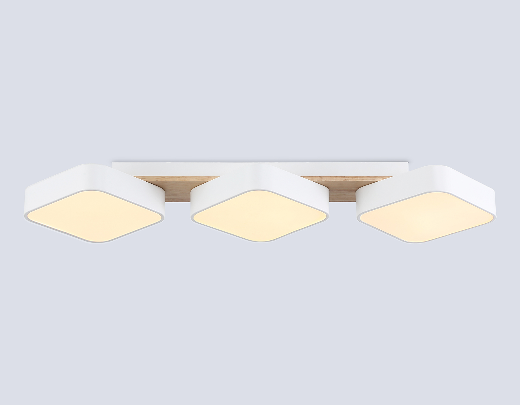 FL4877/3 WH/WD белый/дерево 54W 3000-6000K 680*200*70 (без ПДУ)