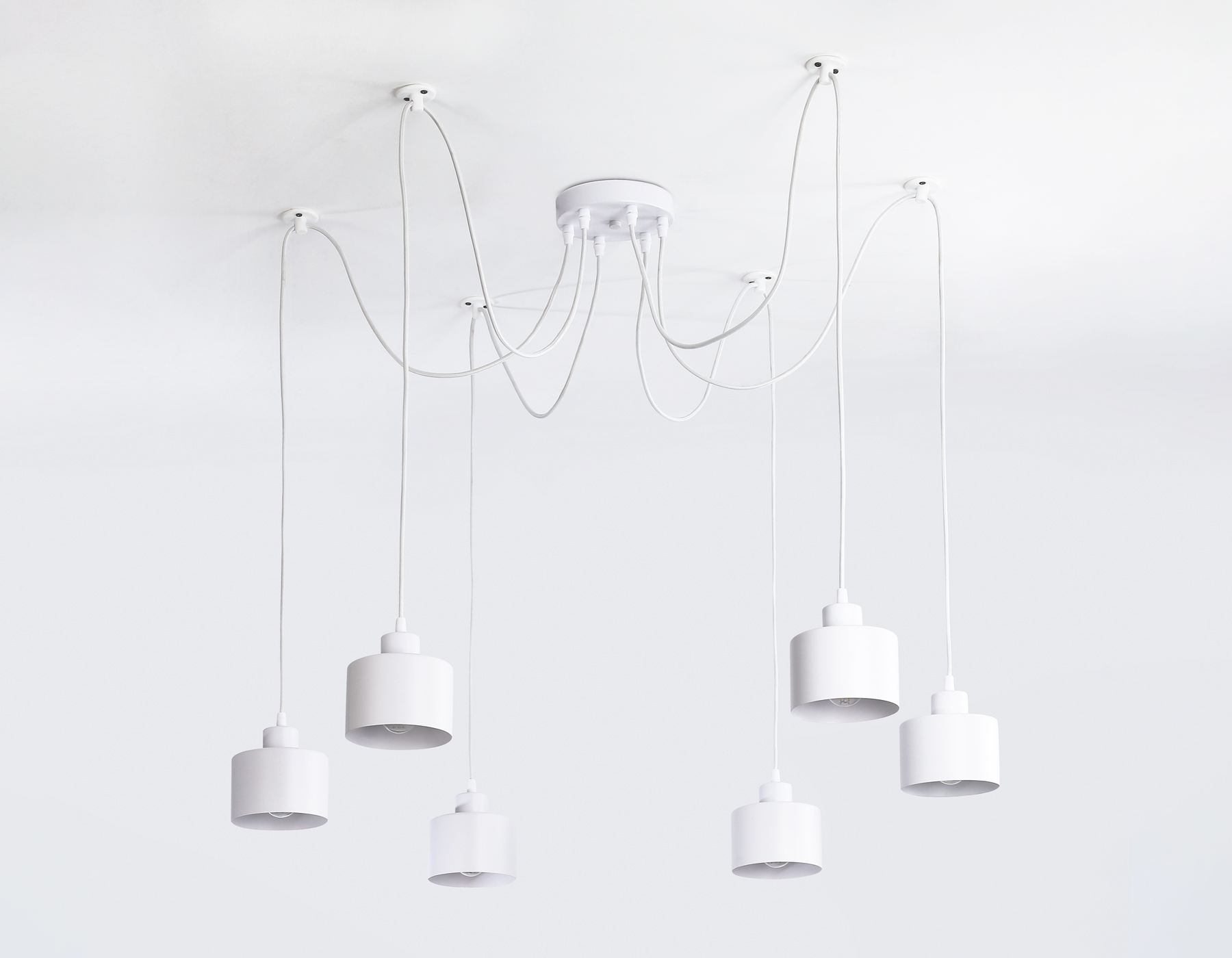 TR8131/6 WH белый E27*6 max 40W D700*800