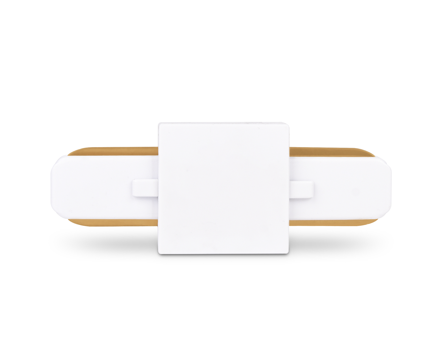 GL7065 WH белый коннектор прямой однофазный для соединения трековых шинопроводов