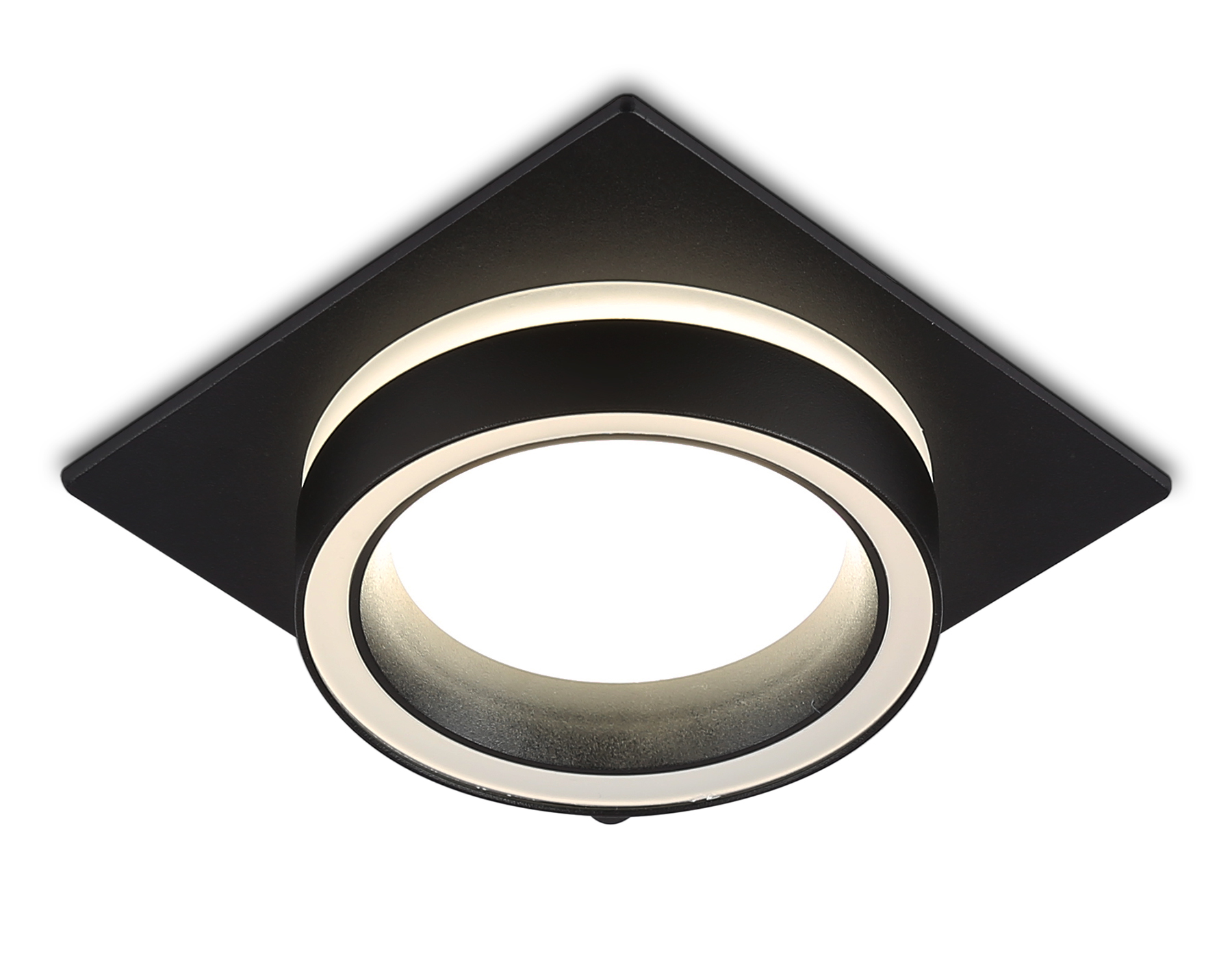 TN52422 BK/FR черный/белый матовый GX53 max 12W 105*105*45