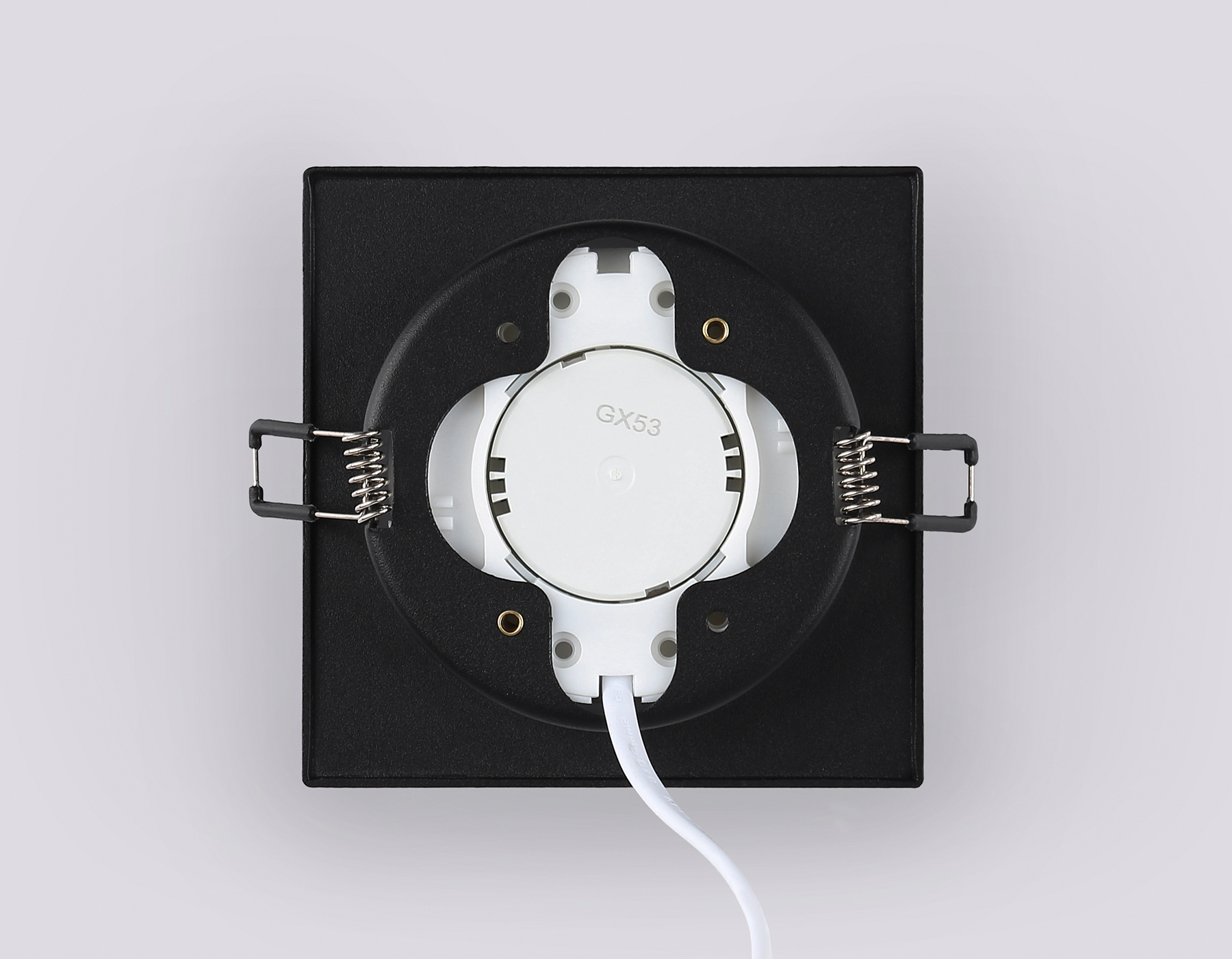 TN52422 BK/FR черный/белый матовый GX53 max 12W 105*105*45