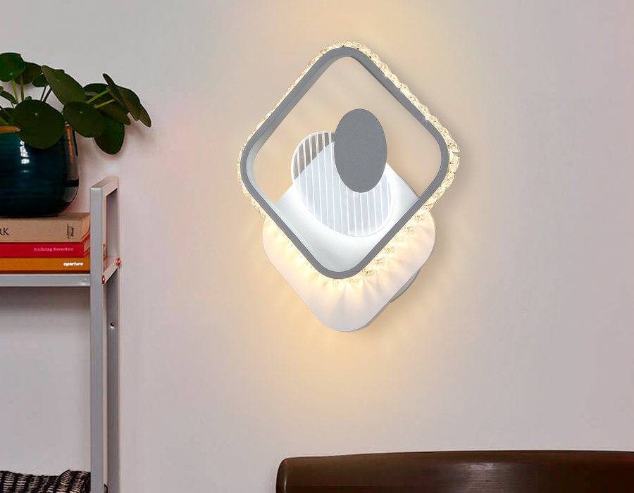 FA266 WH/GR белый/серый LED 3000K+6400K 16W 310*270*50