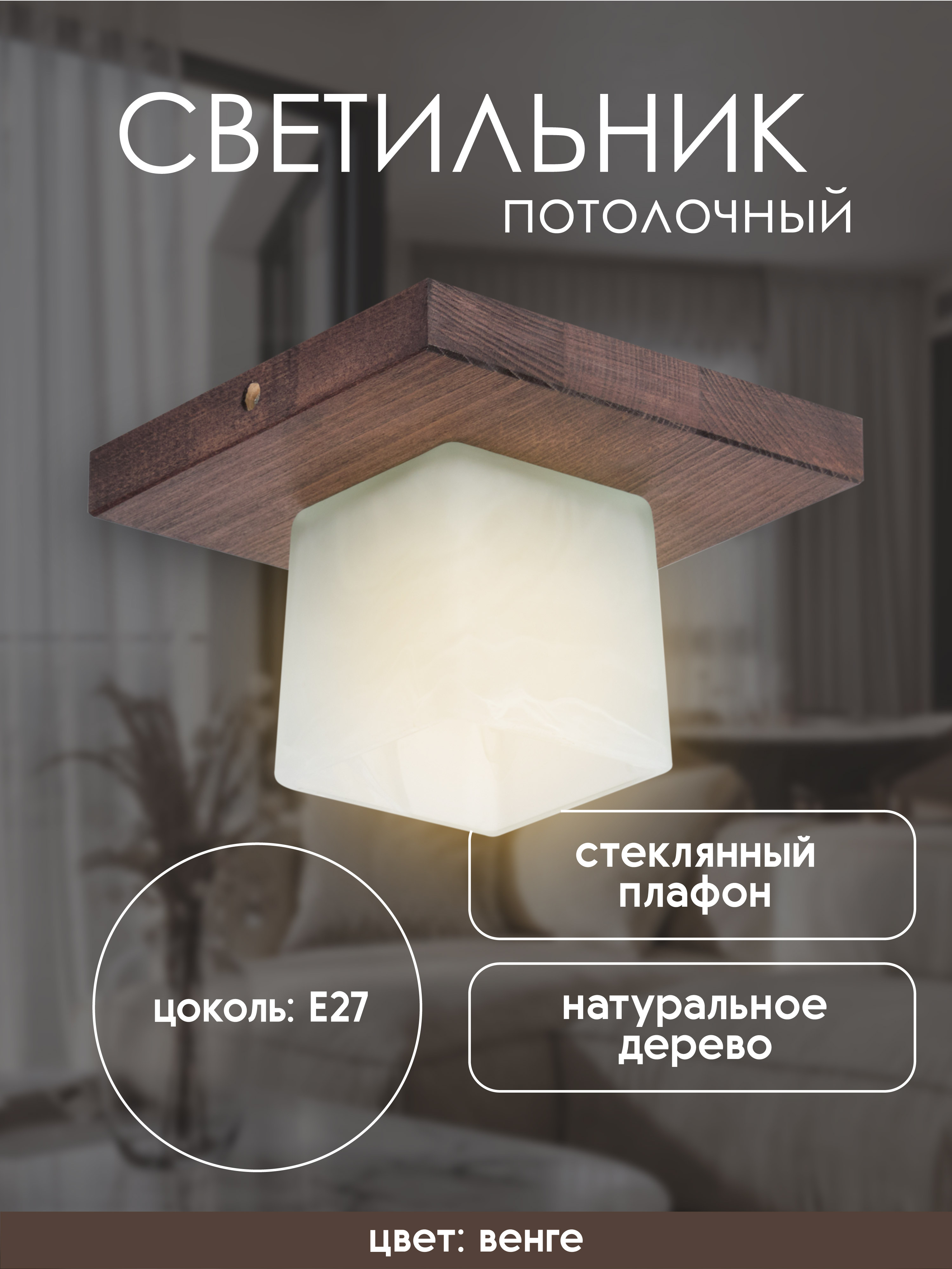 Потолочный светильник 6424-1 WG 000036808