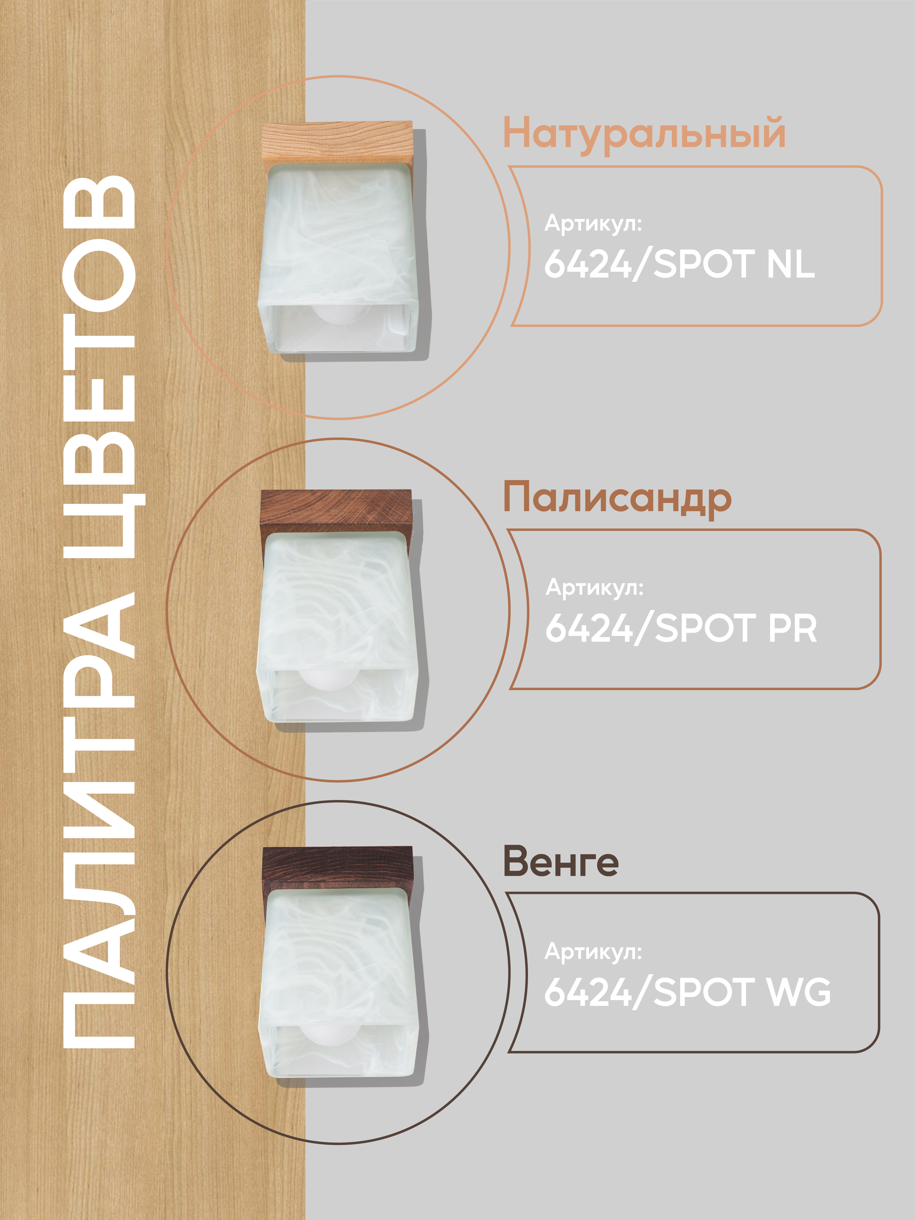 Потолочный светильник 6424-1SP WG 000036814