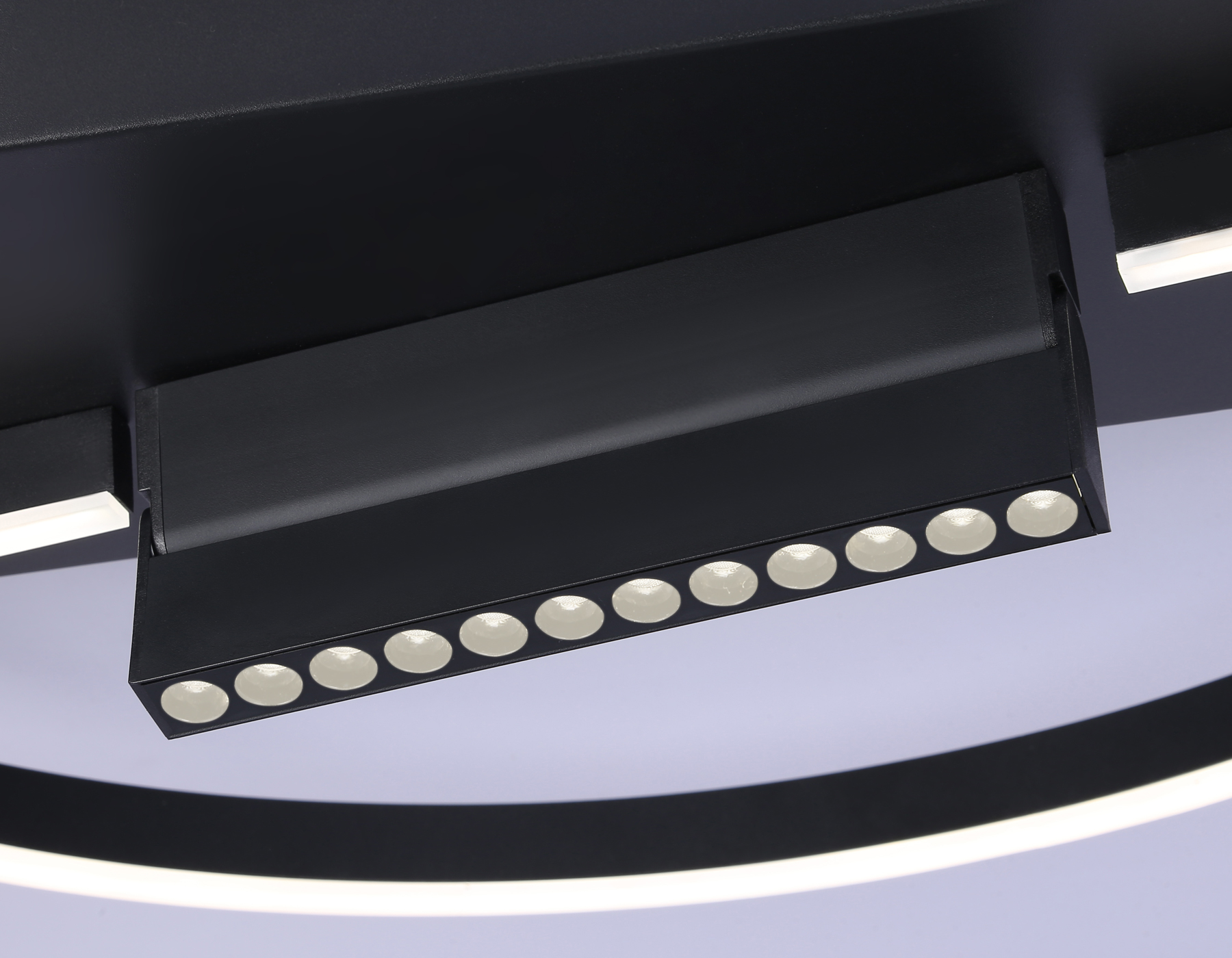 FL51460/1+1 BK черный 72W 3000K-6400K+4200K D600*110 (ПДУ РАДИО 2.4G)