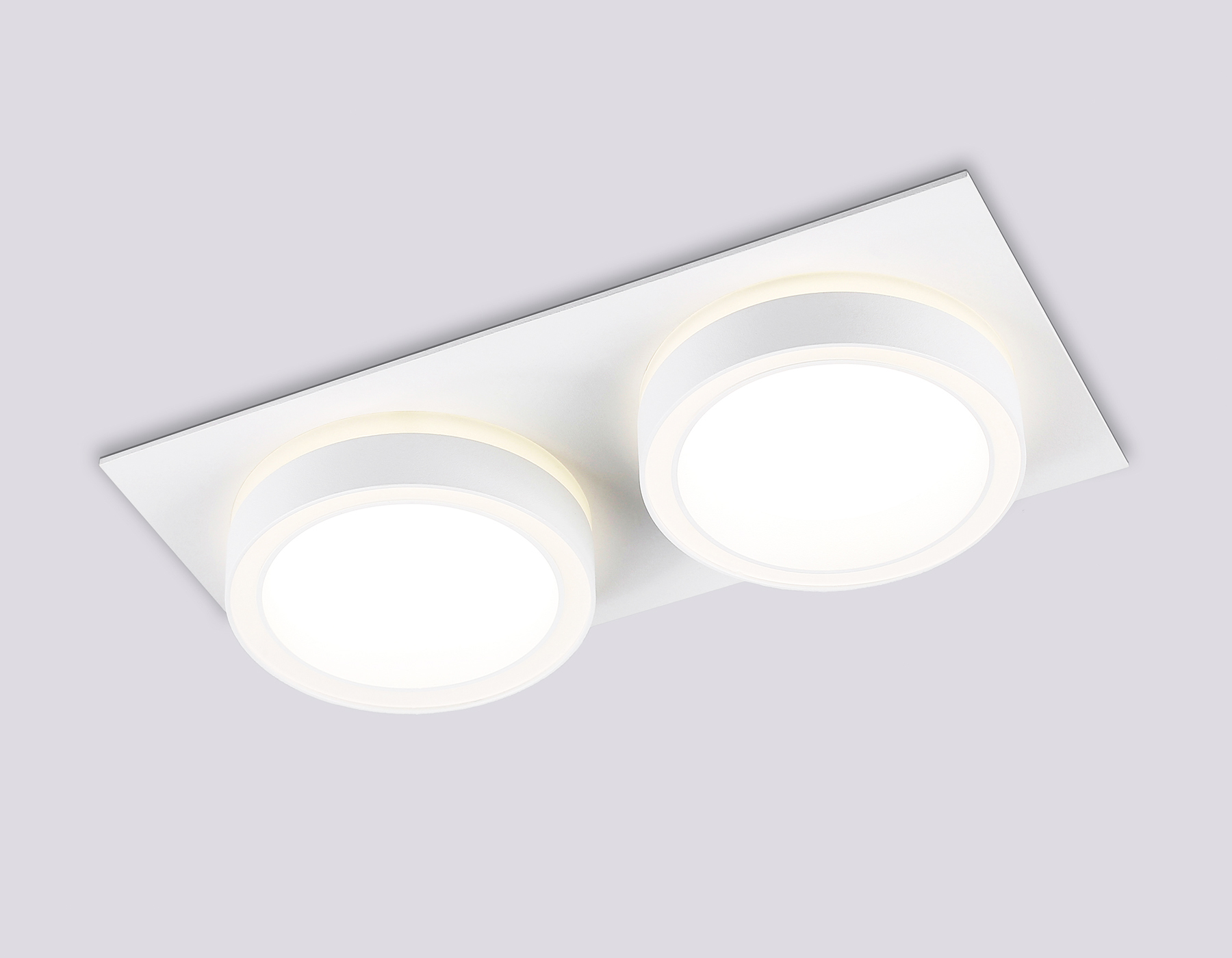 TN52423/2 WH/FR белый/белый матовый GX53 max 12W 210*105*45