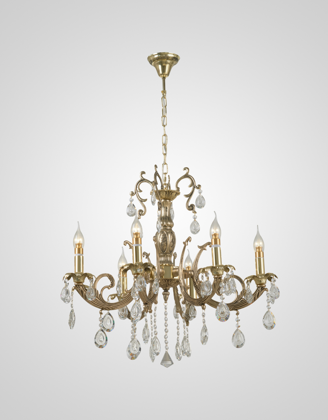 Подвесная люстра 6661-6 GD 000029656