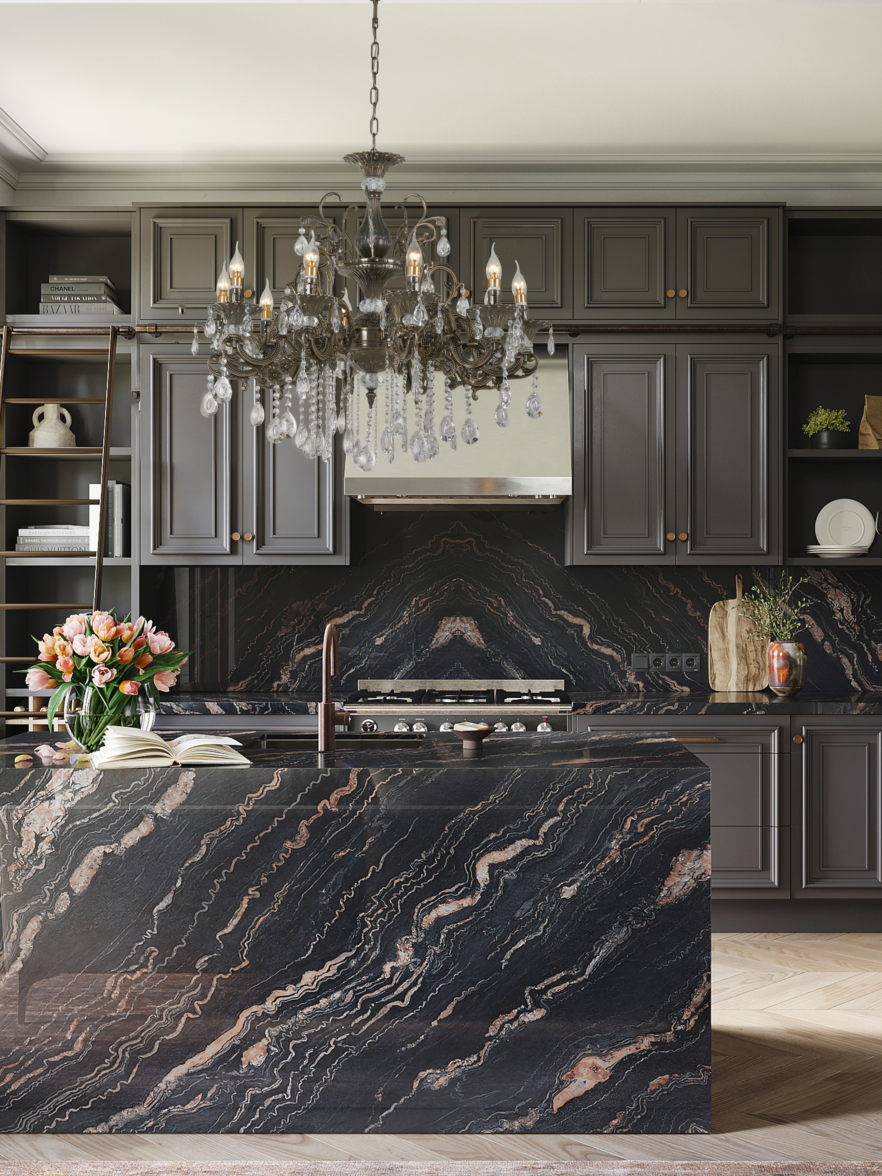 Подвесная люстра 6628A-10 AB 000026003