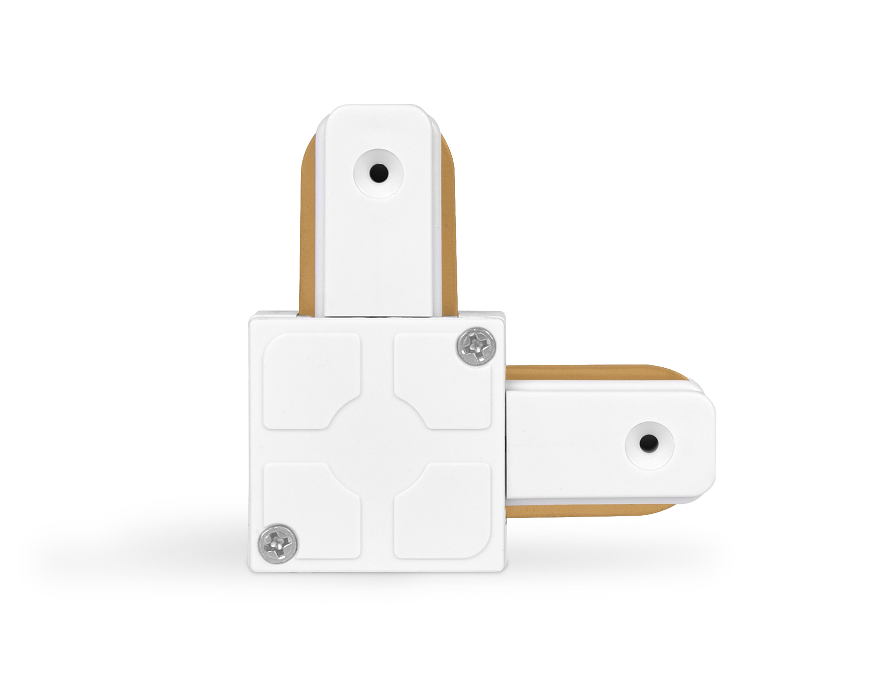 GL7070 WH белый коннектор угловой однофазный для соединения трековых шинопроводов