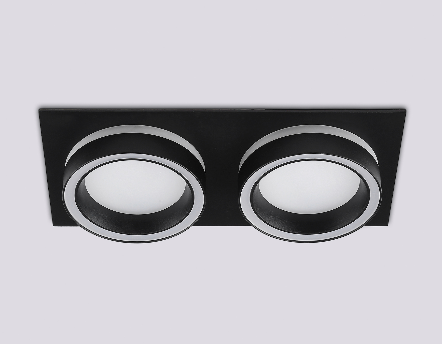 TN52424/2 BK/FR черный/белый матовый GX53 max 12W 210*105*45