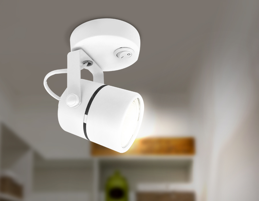 TA100 WH белый GU10 D80*130*D60