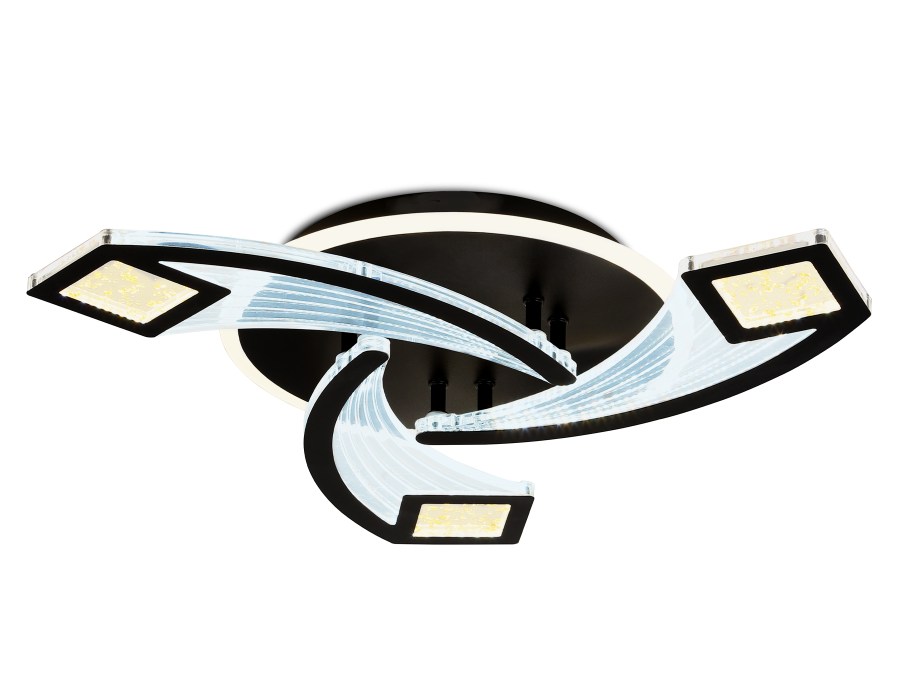 FA4477/3 BK черный 62W 3000K+6400K/4200K/6400K+3000K D560*75 (ПДУ ИК)