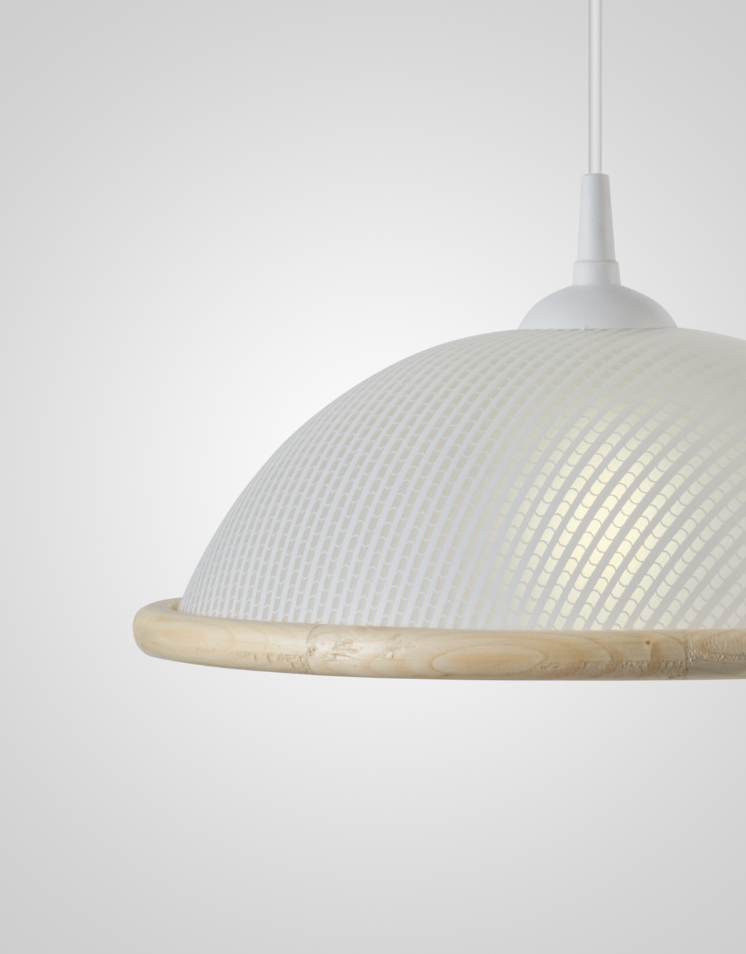 Подвесной светильник PL-010-1P-400 WT+Wood 000061871