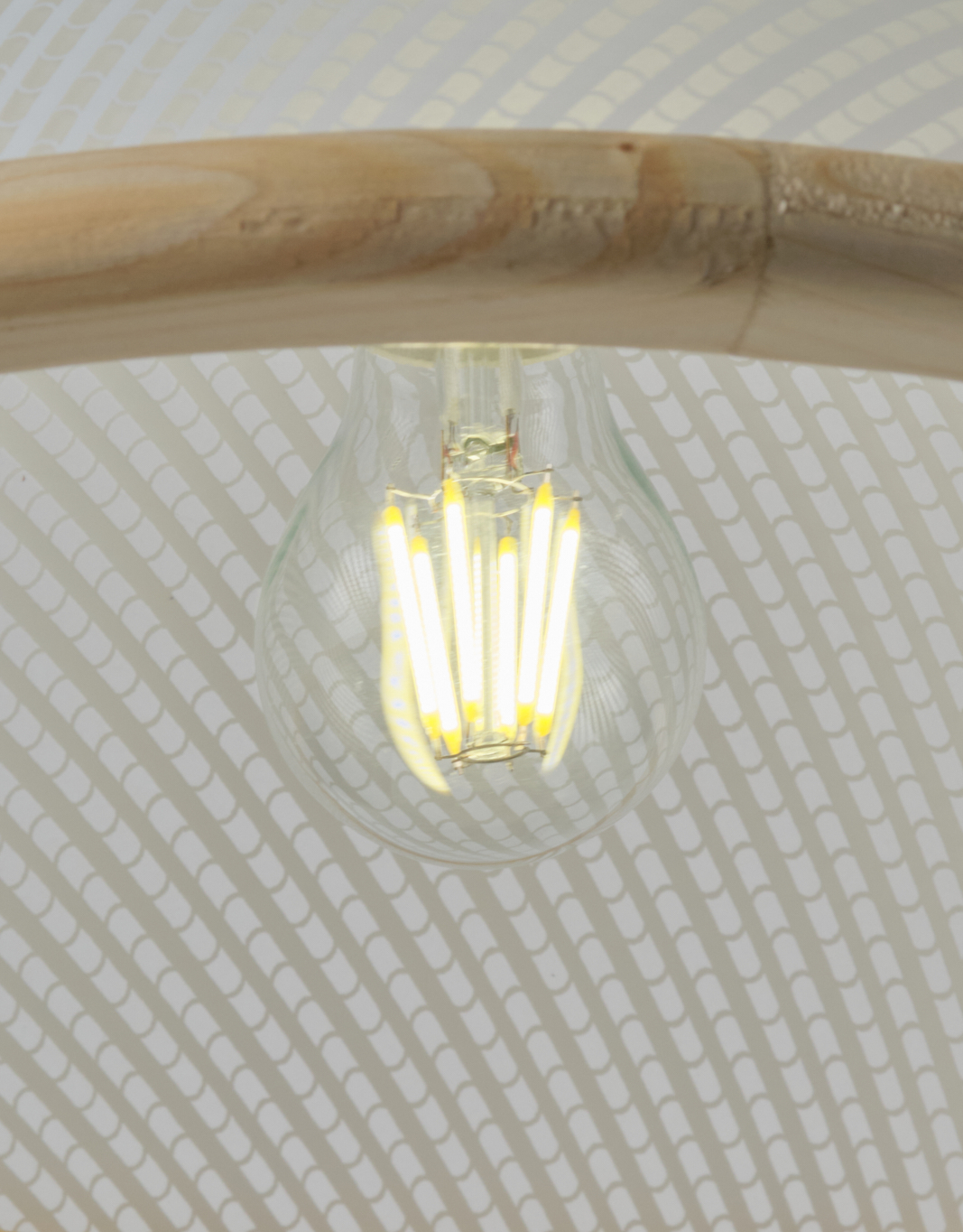 Подвесной светильник PL-010-1P-400 WT+Wood 000061871