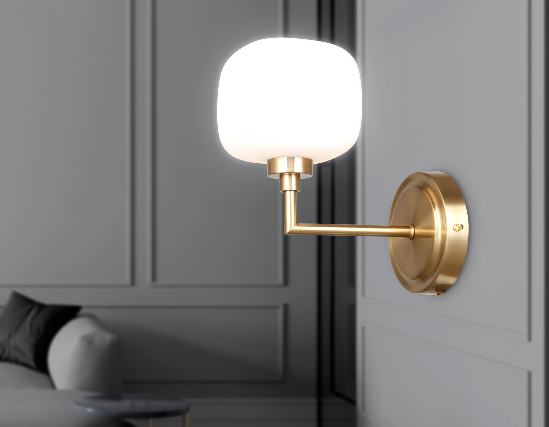 LH53021 BS/FR латунь/белый матовый G9 max 40W 195*120*230