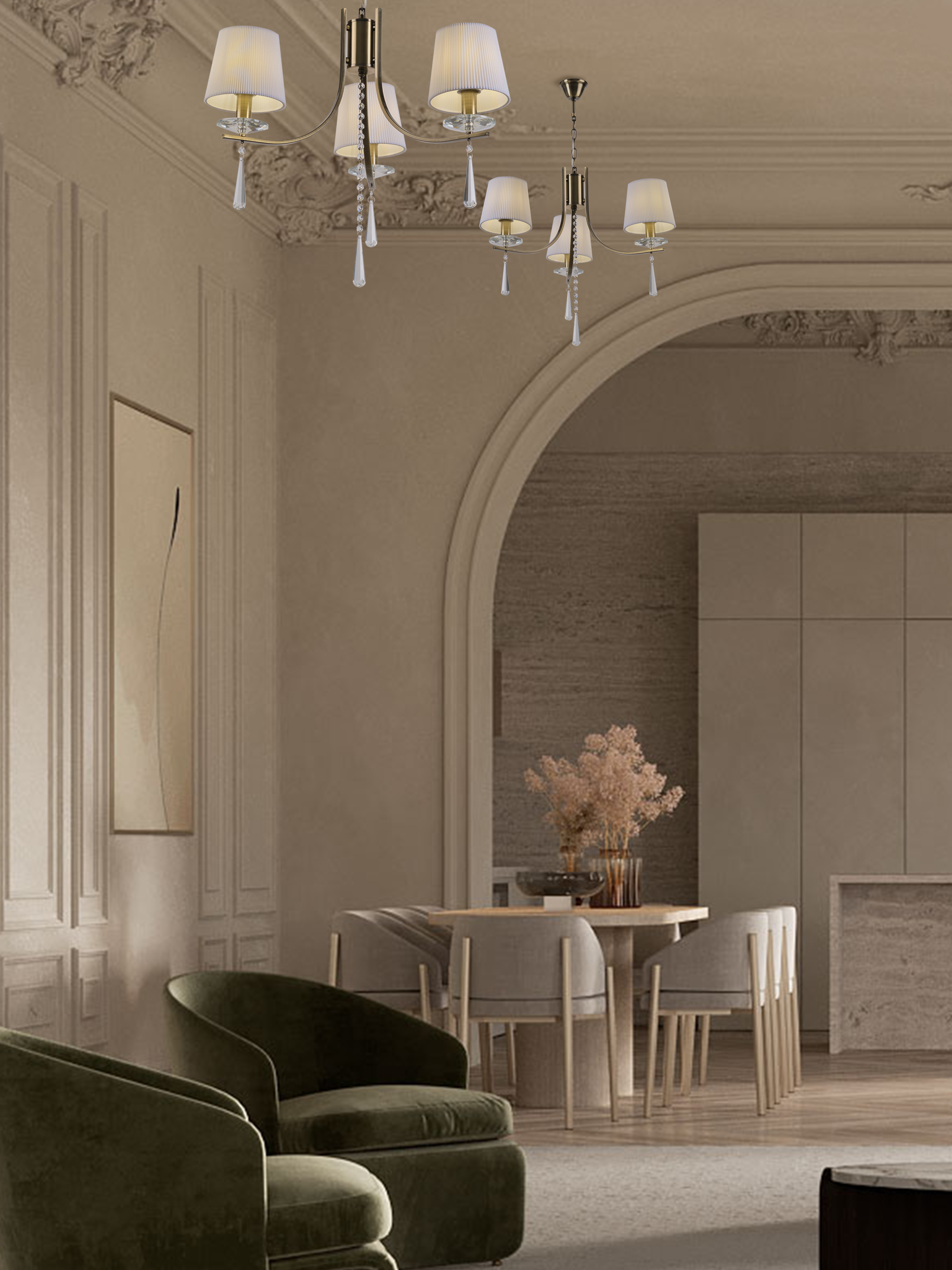 Подвесная люстра P7498-3 AB 000025271