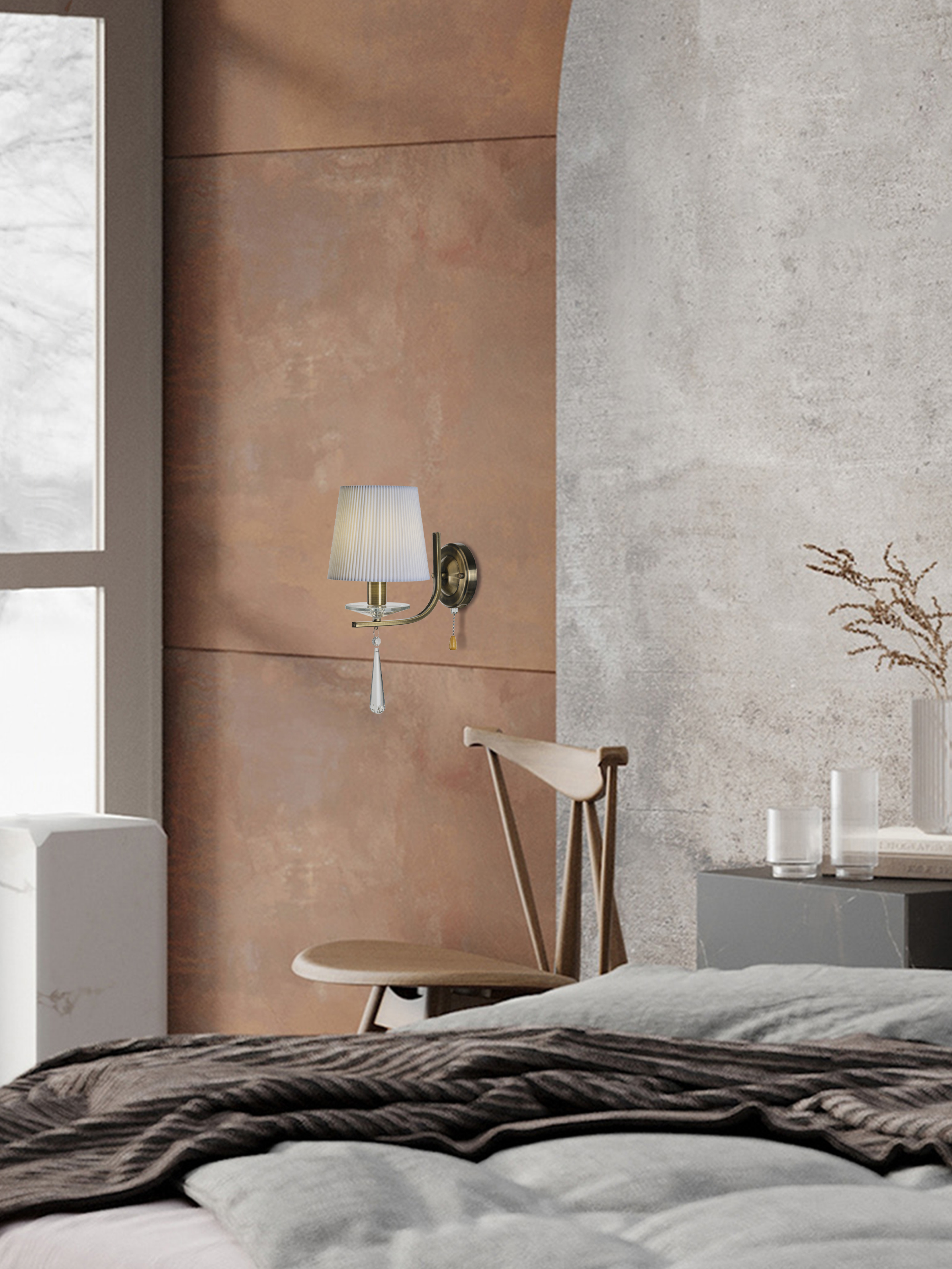 Настенный светильник P7498-1W AB 000025274