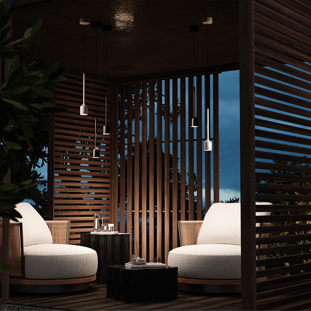 Подвесной светильник Outdoor O491PL-L8W3K