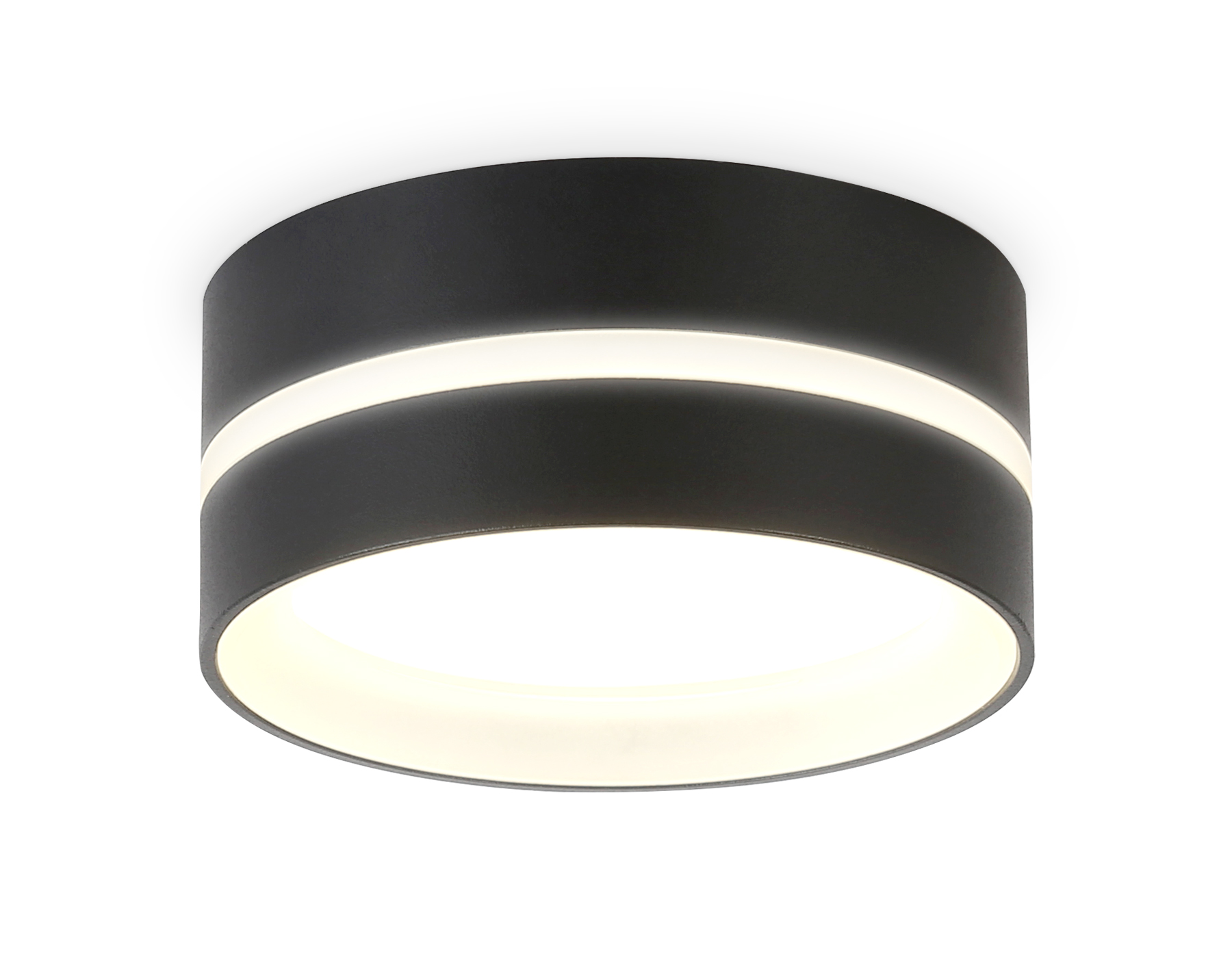 TN5389 SBK/FR черный песок/белый матовый GX53 IP44 D85*41