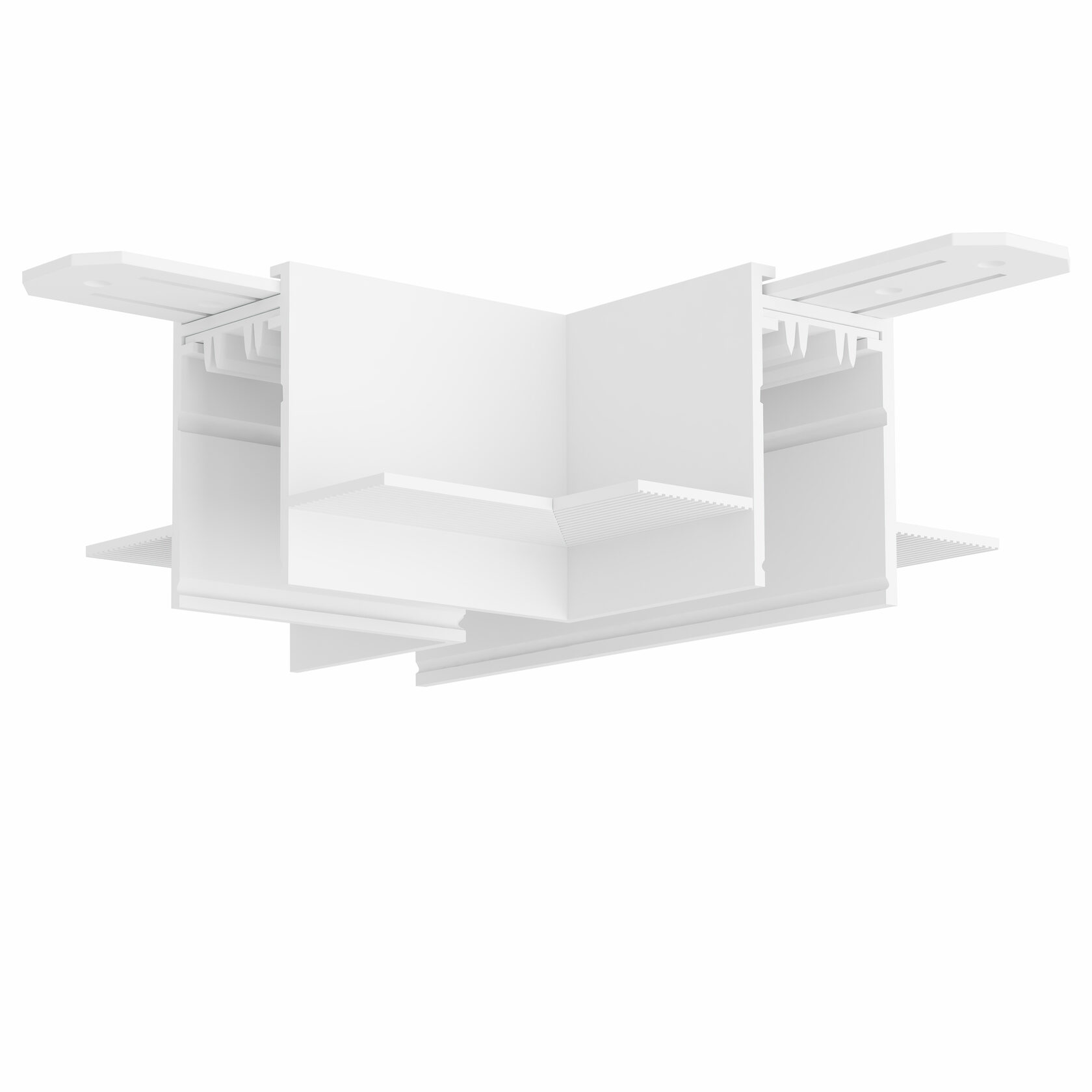 TR2113-WH Коннектор трека SMART для ГКЛ , \&amp;amp;quot;Т\&amp;amp;quot; образный, механический , белый