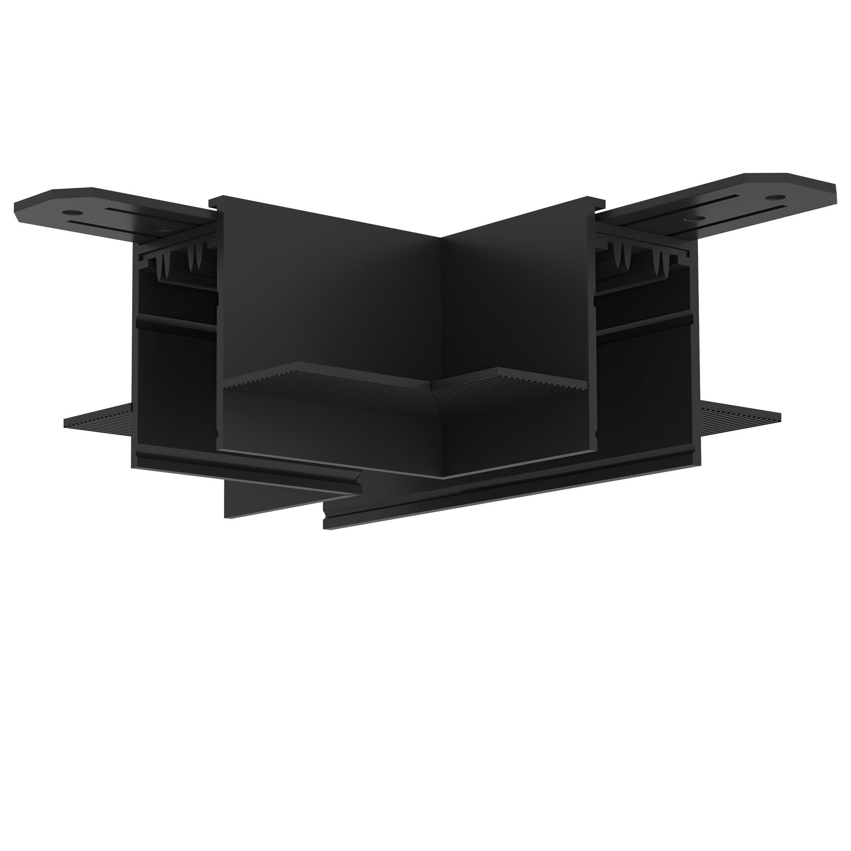 TR2113-BK Коннектор трека SMART для ГКЛ , \&amp;amp;quot;Т\&amp;amp;quot; образный, механический , черный.