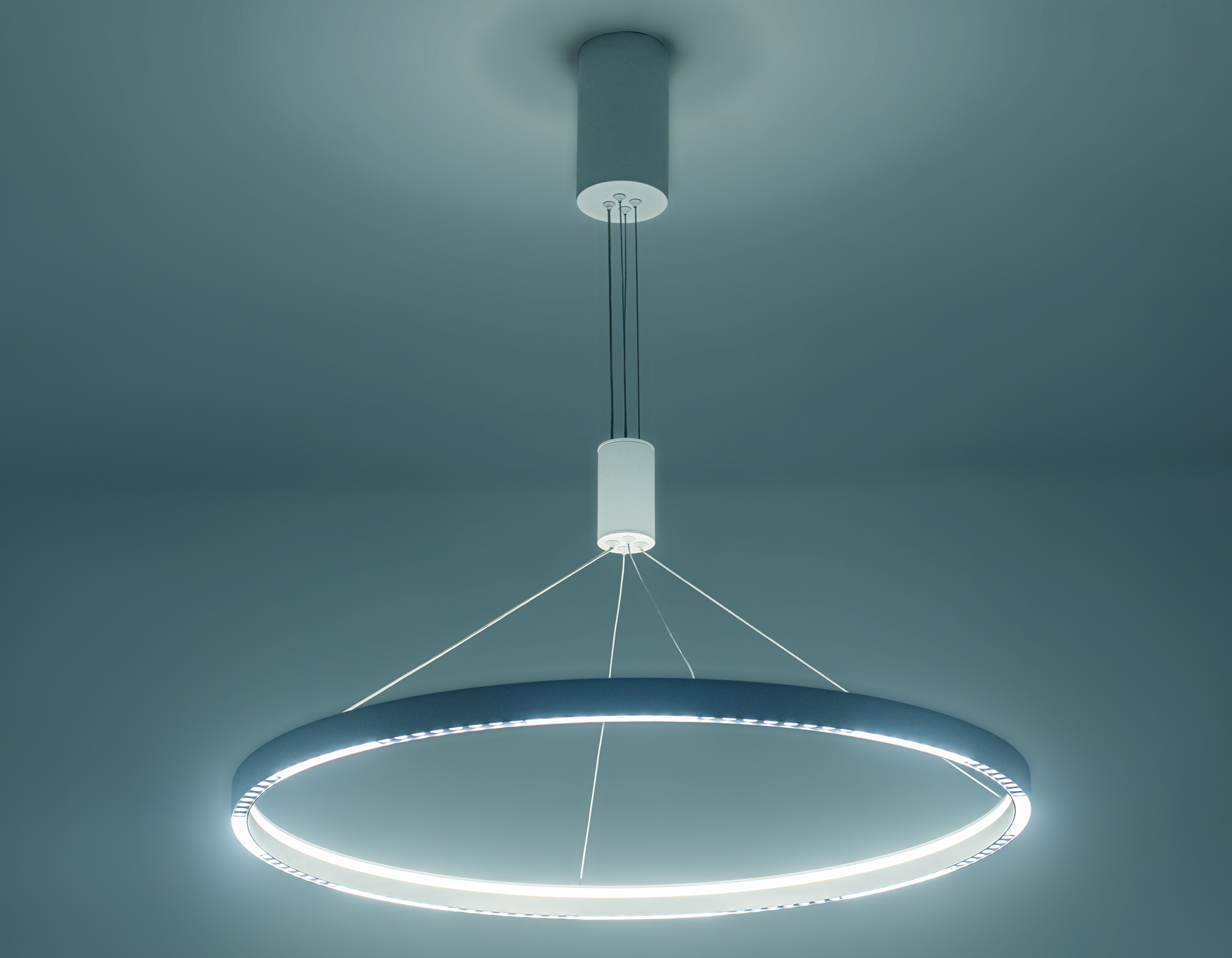 FL5855 WH белый 40W 3000K/4200K/6400K D800*860 (без ПДУ)