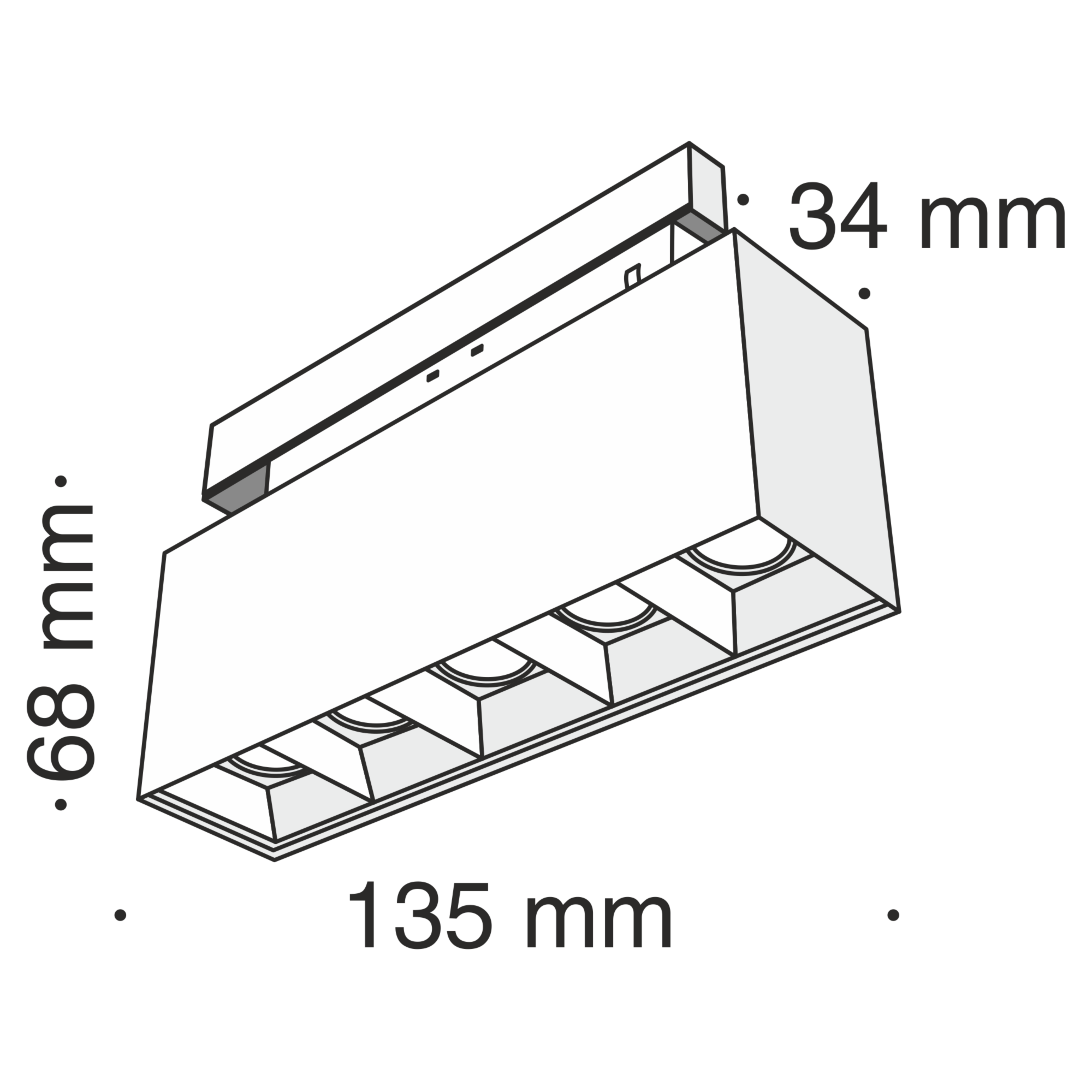 Трековый светильник Technical TR014-2-10W3K-B