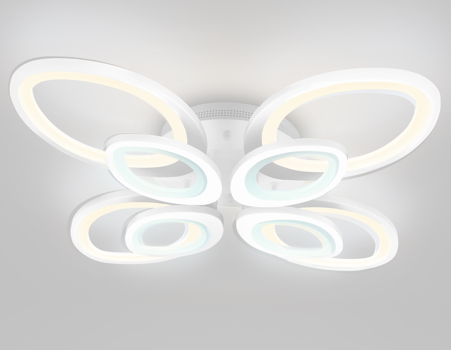 FA4493/4+4 WH белый 134W 3000+6400K/4200K/6400+3000K 620*620*120 (ПДУ ИК)