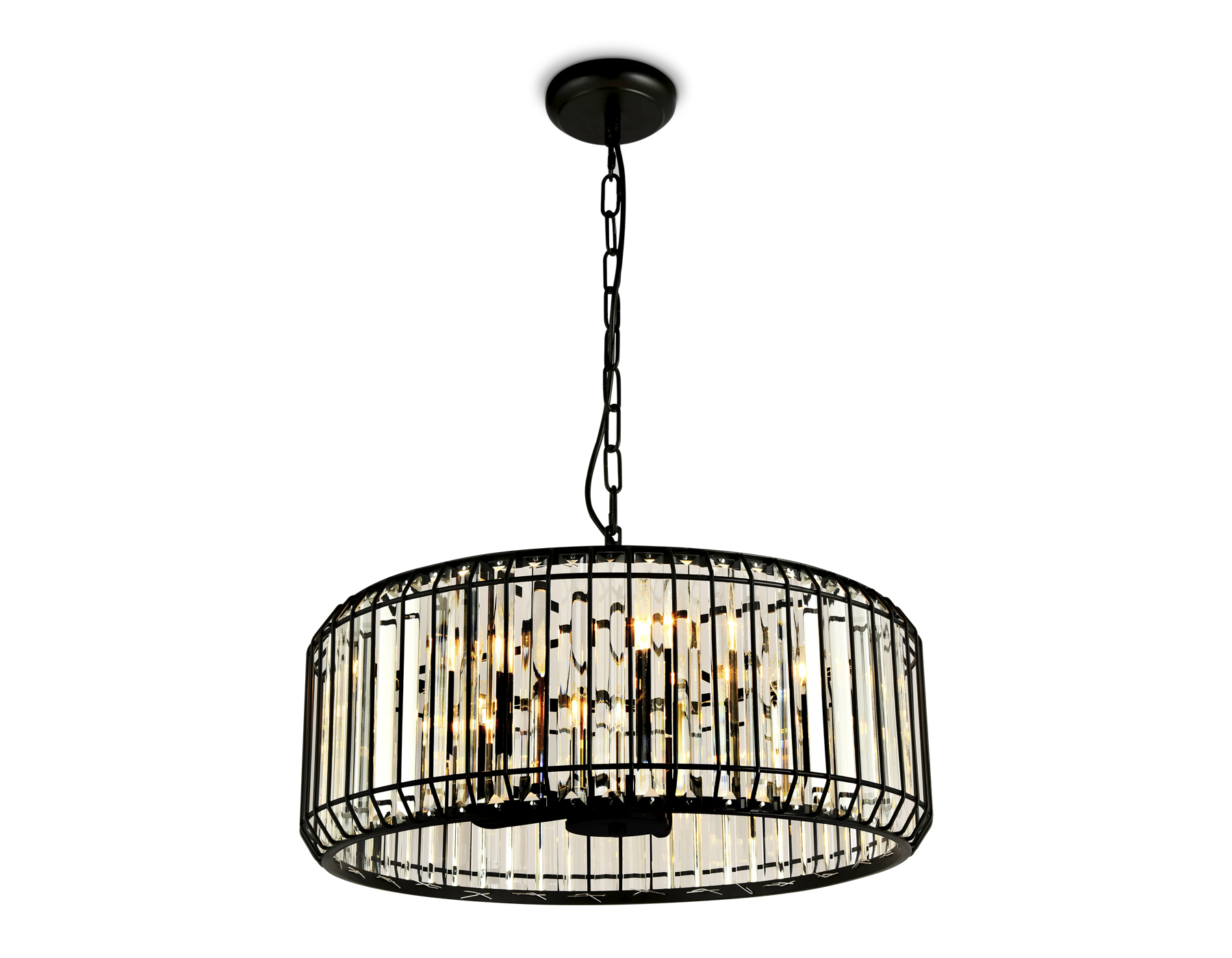 TR5815 BK/CL черный/прозрачный E14/5 max 40W D500*650