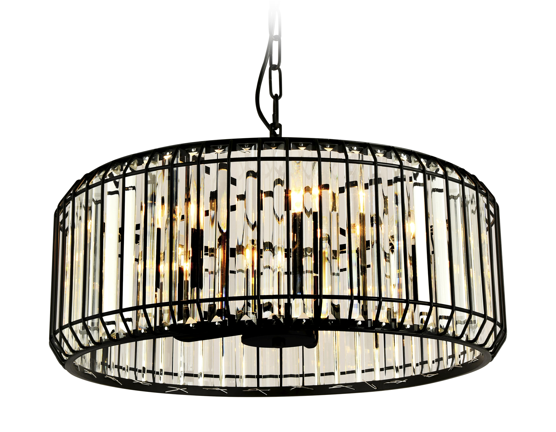 TR5815 BK/CL черный/прозрачный E14/5 max 40W D500*650