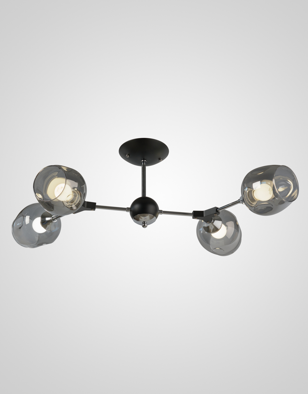 Потолочная люстра P5698-4 BK+CR 000067866