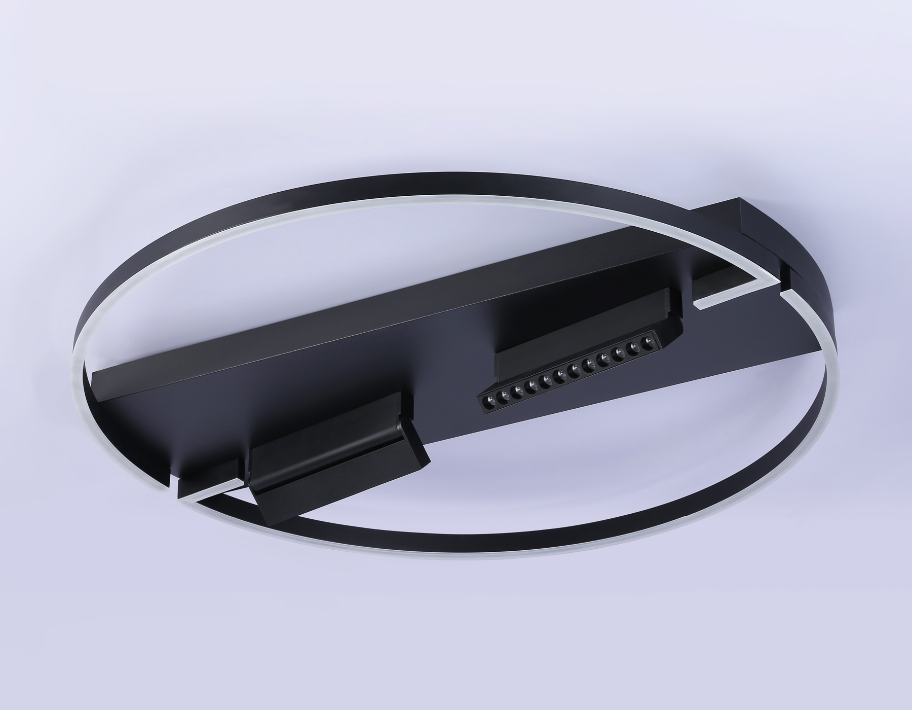 FL51462/1+2 BK черный 106W 3000K-6400K+4200K D800*110 (ПДУ РАДИО 2.4G)